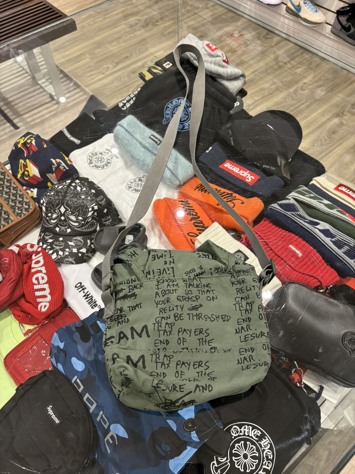 Supreme Supreme Field Side Bag Olive Gonz Size ONE SIZE - 5 Thumbnail