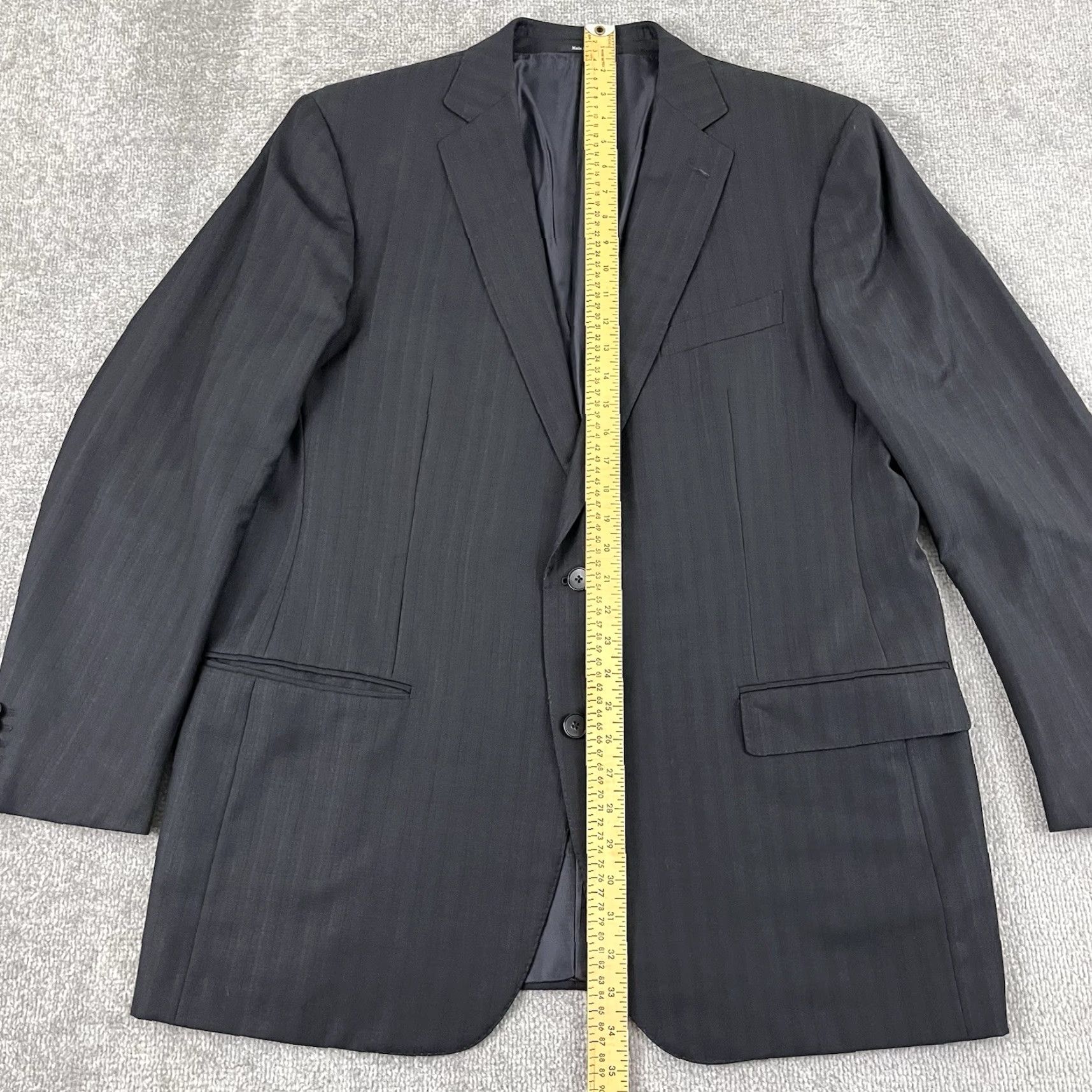 Ermenegildo Zegna Ermenegildo Zegna Blazer Mens 48R US 58R Sports Coat Trofeo Wool Gray Size 48R - 4 Thumbnail