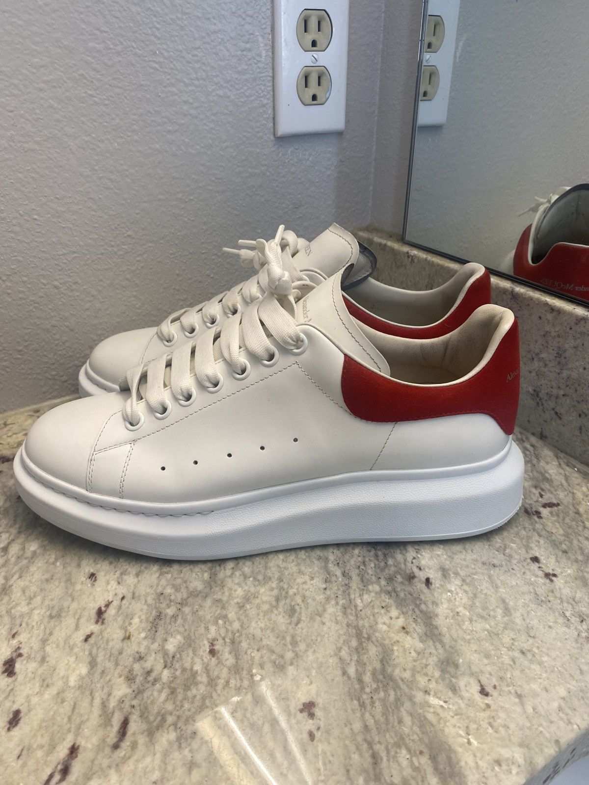 Alexander McQueen Red Alexander McQueen Size US 11 / EU 44 - 2 Thumbnail