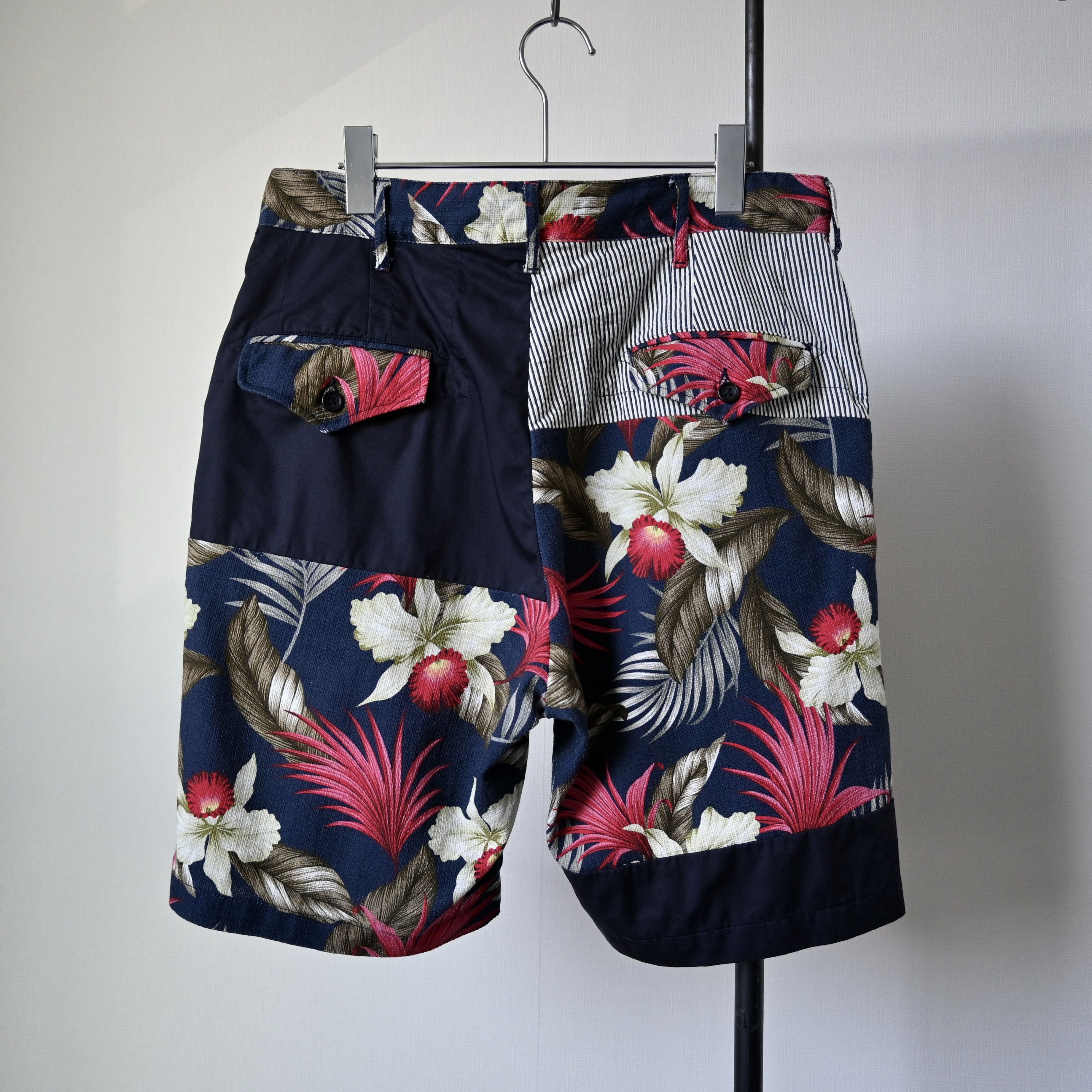 Engineered Garments Engineered Garments "Ghurka Short", Hawaiian patchwork, S Size US 32 / EU 48 - 1 Thumbnail