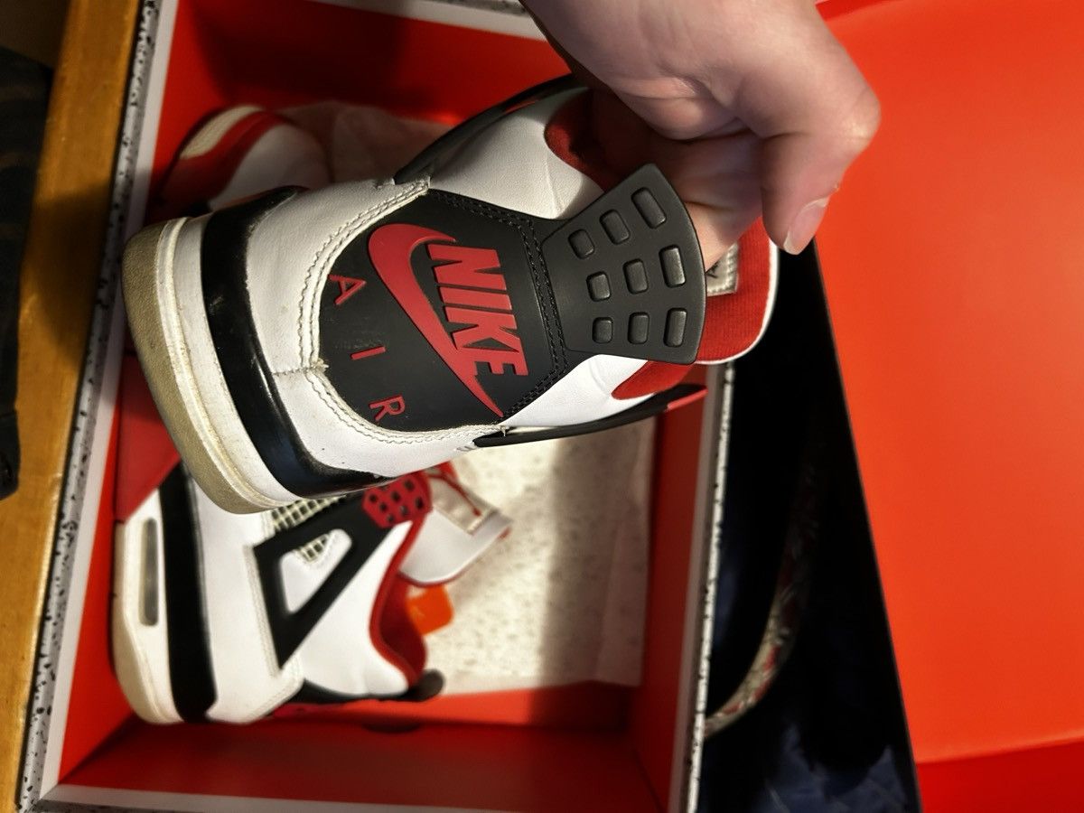 Jordan Brand Jordan 4 Fire Red Nike Air Size US 9.5 / EU 42-43 - 7 Thumbnail