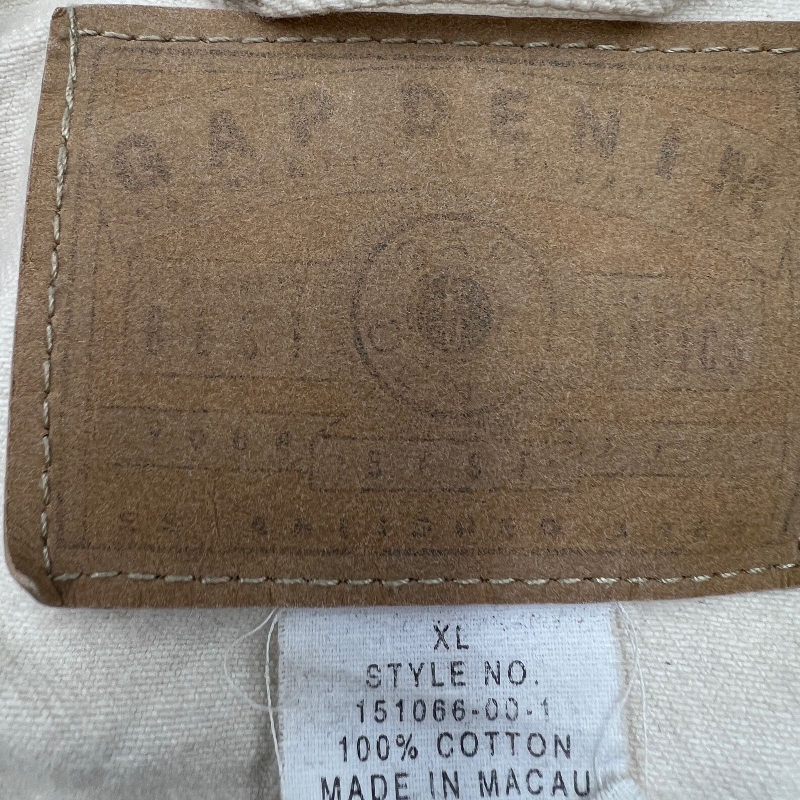 Gap × Vintage Vintage GAP Denim White Trucker Jean Jacket Size US XL / EU 56 / 4 - 3 Thumbnail
