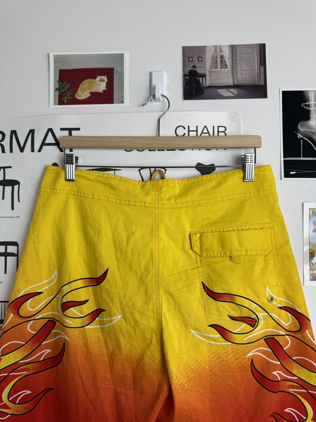 Other Vintage y2k baggy flame printed jnco style shorts S skate 90s Size US 30 / EU 46 - 5 Thumbnail