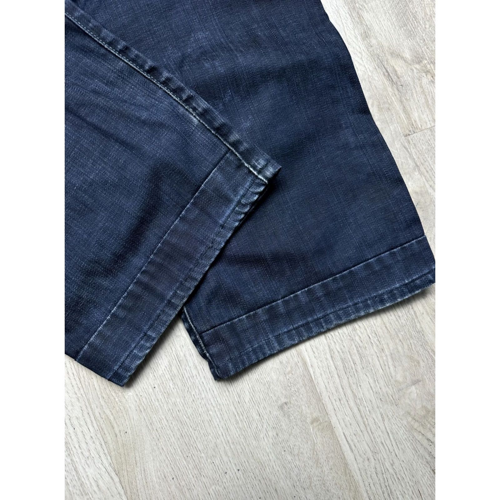 G-Star G-Star Raw Mens Weston Battle Elwood Denim Jeans Double Knee Size 30 Blue Cotton Denim Straight Mens 30 Size US 30 / EU 46 - 8 Thumbnail