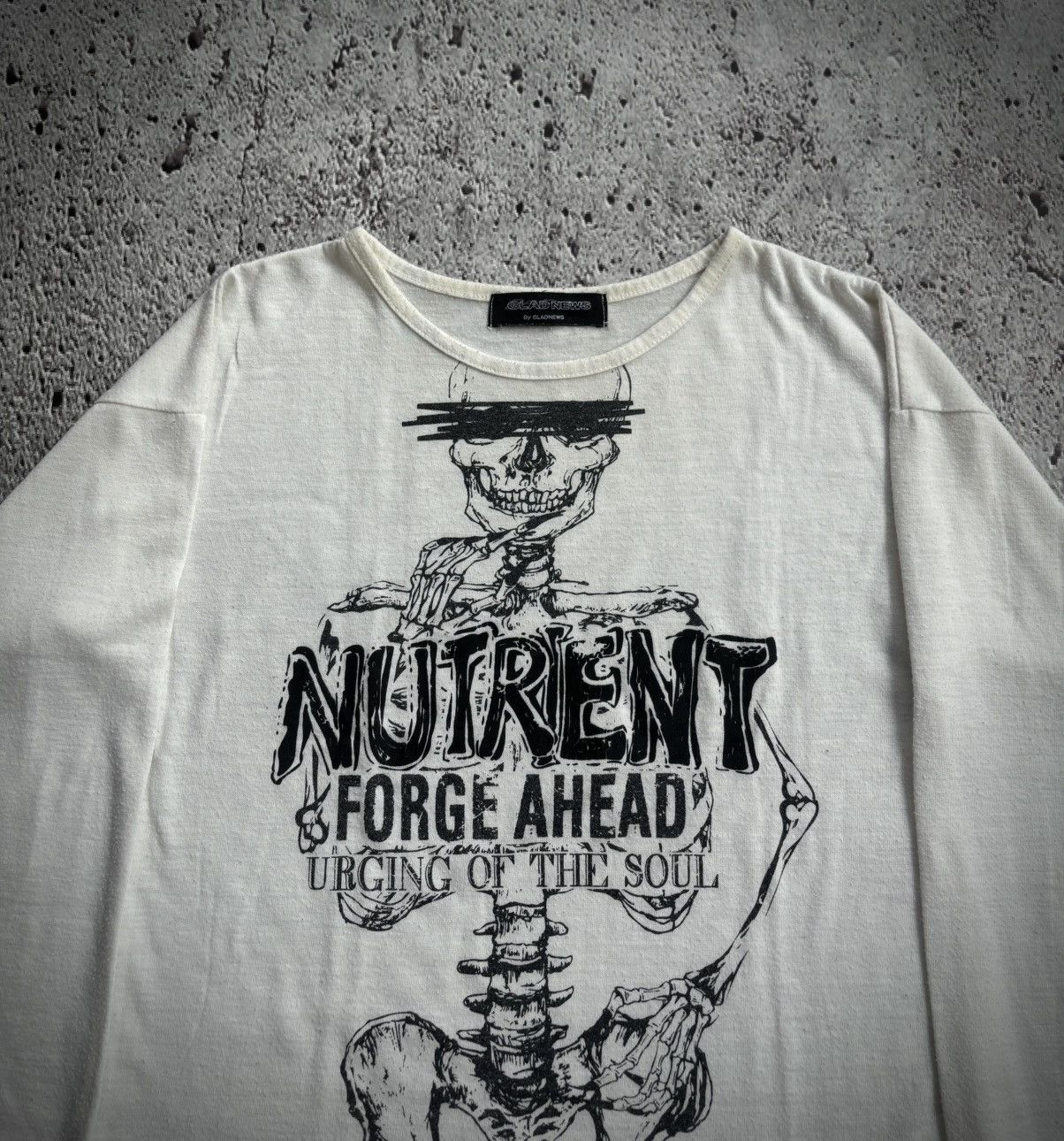 Hysteric Glamour Y2k Glad news Skull ifsix punk style Longsleeve Size US S / EU 44-46 / 1 - 2 Thumbnail