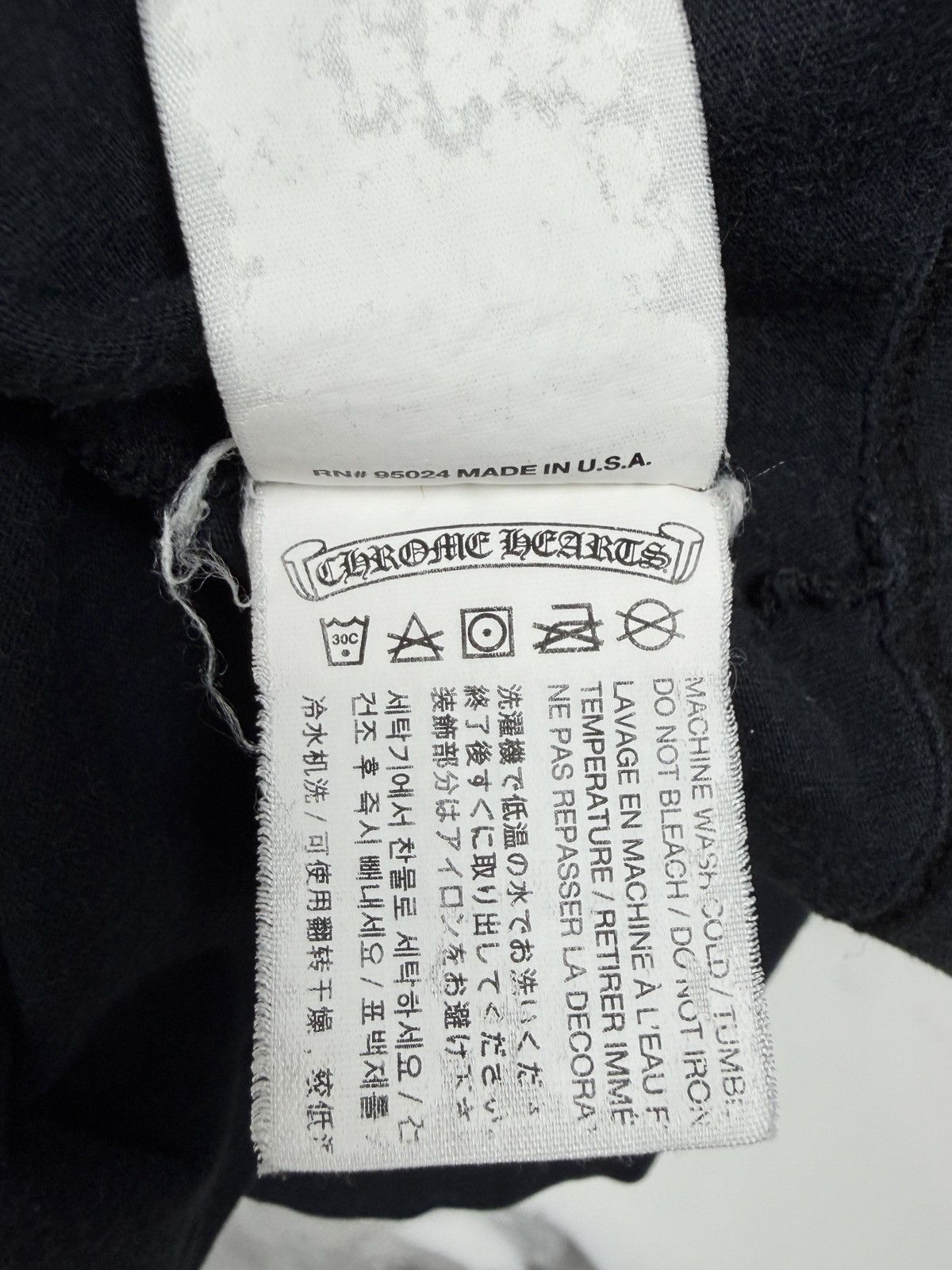 Chrome Hearts Chrome Hearts LA Los Angeles Cross Scroll Logo Pocket Tshirt Size US M / EU 48-50 / 2 - 10 Thumbnail