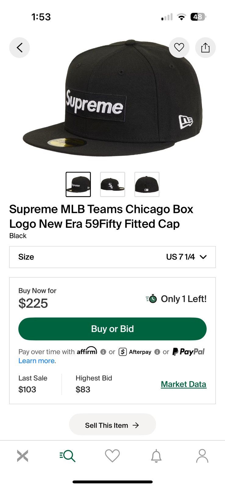 Supreme Supreme MLB Teams Chicago Box Logo New Era Size ONE SIZE - 8 Thumbnail