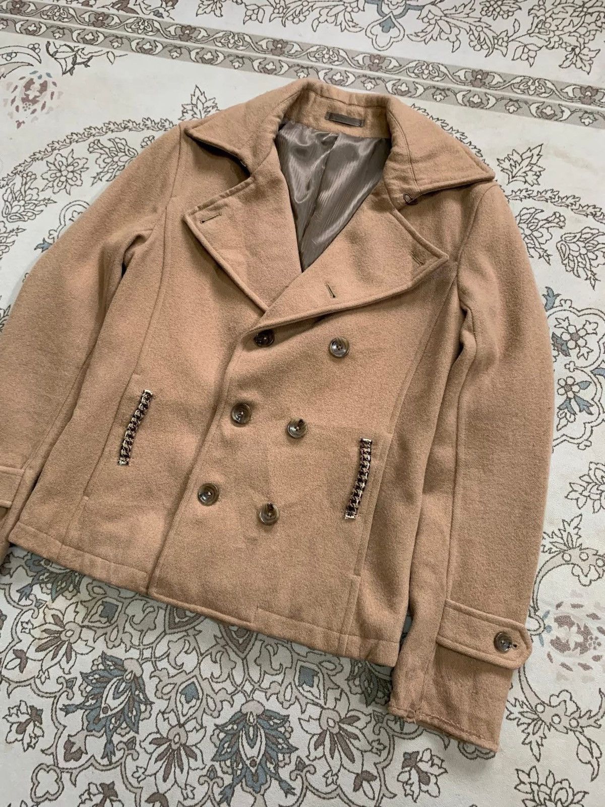 Tornado Mart Y2K ZERO BY TORNADO MART DOUBLE BREASTED WOOL JACKET Size US L / EU 52-54 / 3 - 3 Thumbnail