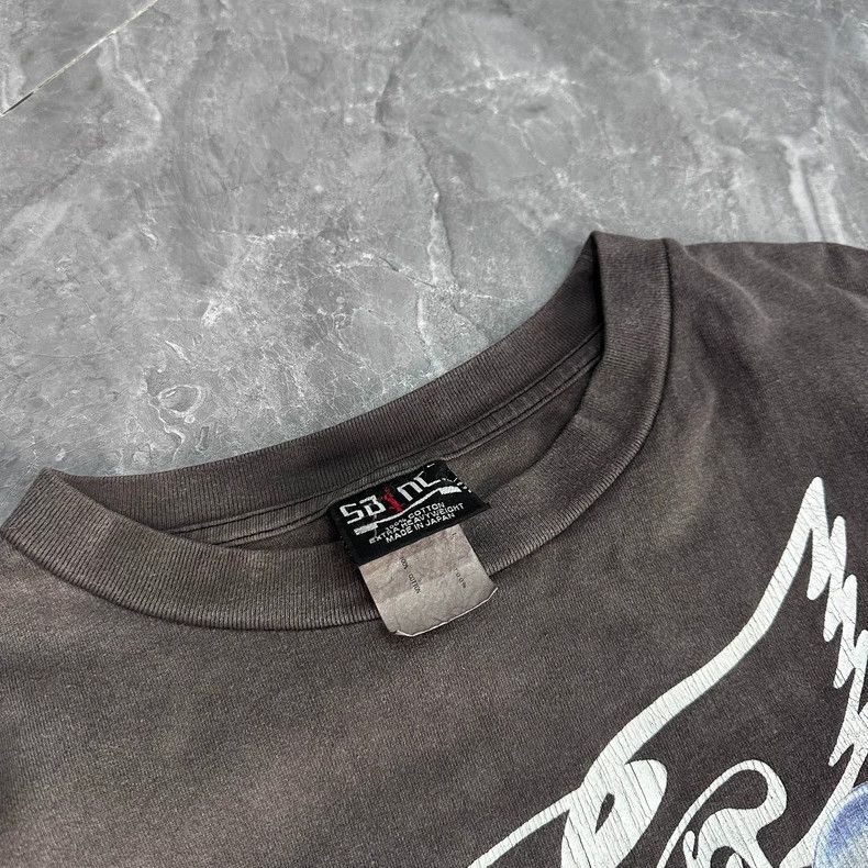 Saint Michael Saint Michael Black gray washed short sleeved shirt Size US L / EU 52-54 / 3 - 3 Thumbnail