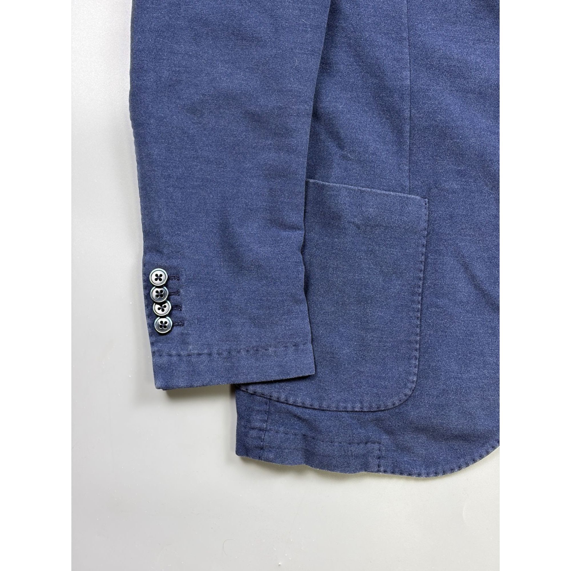 Boggi Boggi Milano Cotton Velour Garment Dyed Blazer (Y1248) Size 42R - 2 Thumbnail