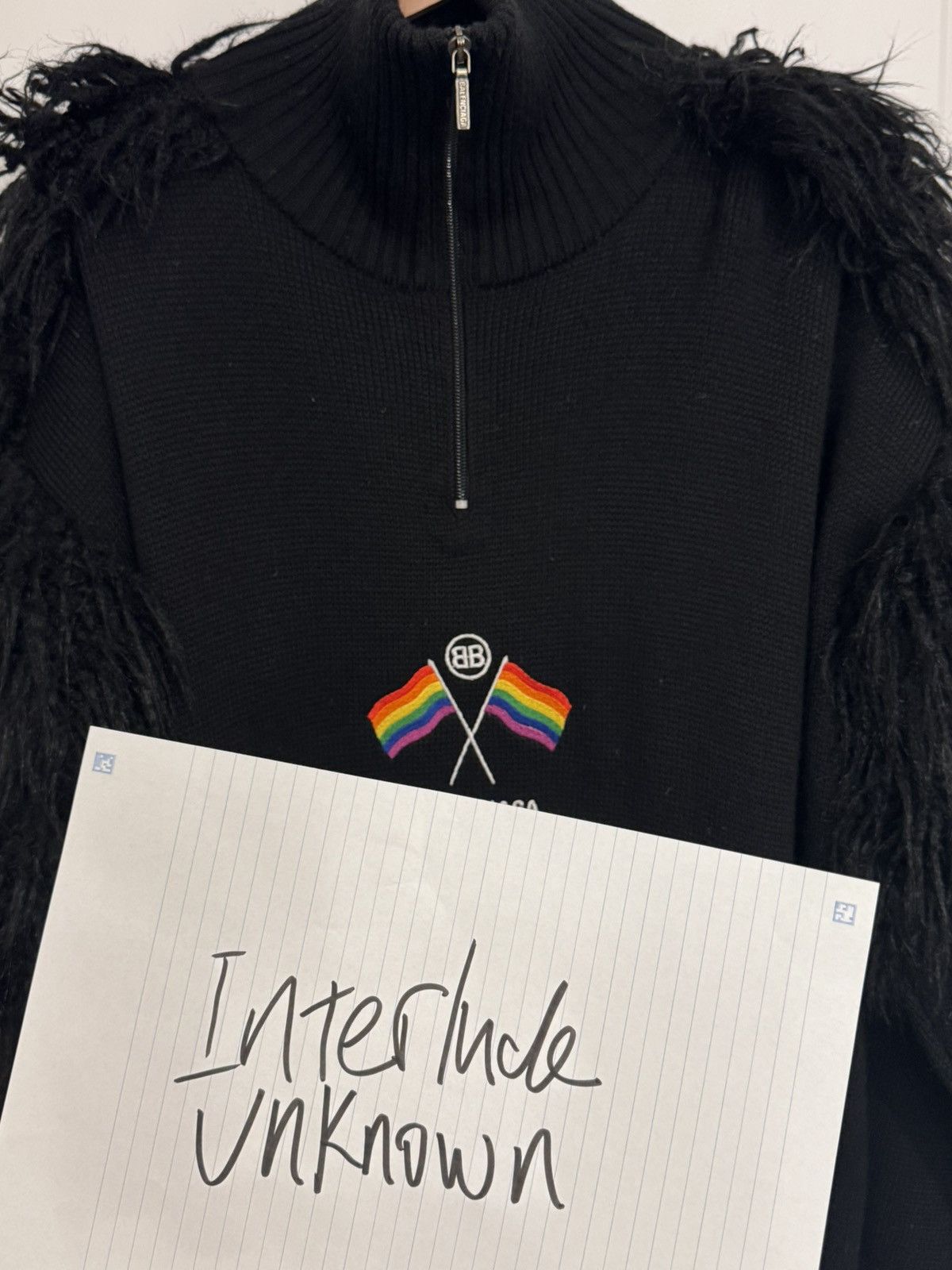 Balenciaga × Vetements Balenciaga AW18 LGBTQ faux fur sweater Size US S / EU 44-46 / 1 - 7 Thumbnail