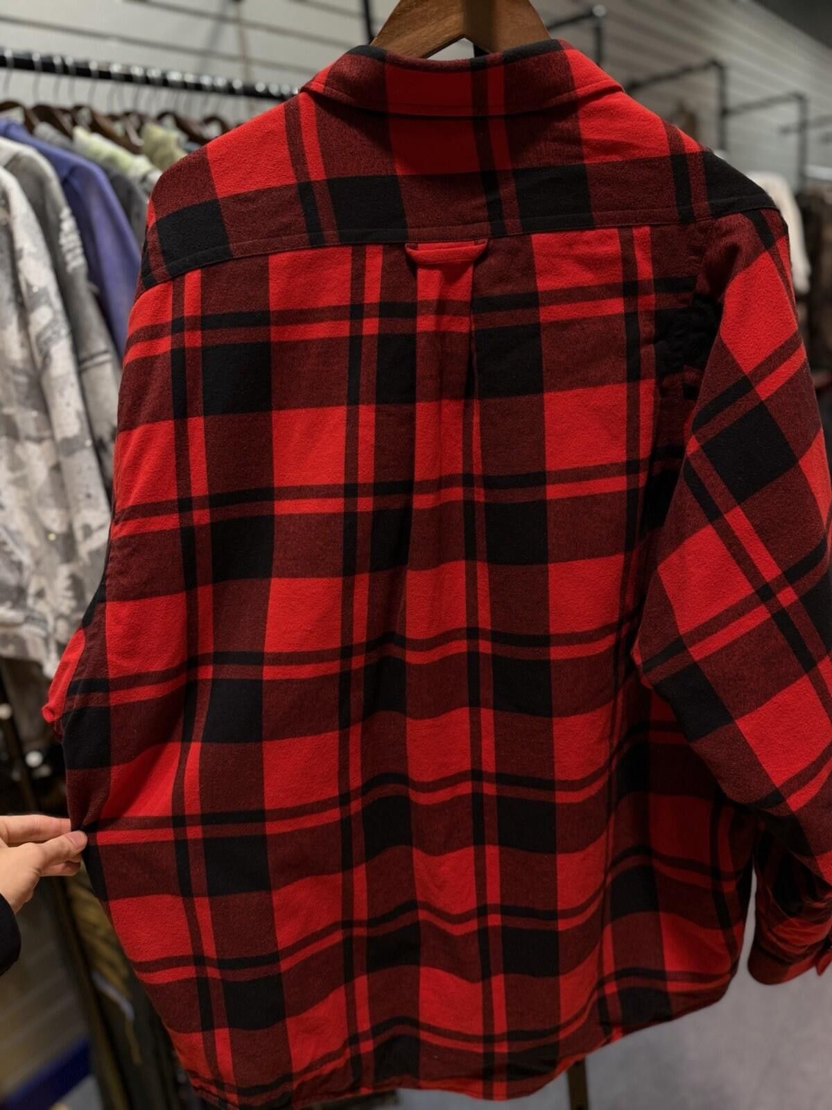 Balenciaga Balenciaga Red Plaid Shirt Jacket Red Black White (M) $1400 Size US M / EU 48-50 / 2 - 9 Thumbnail