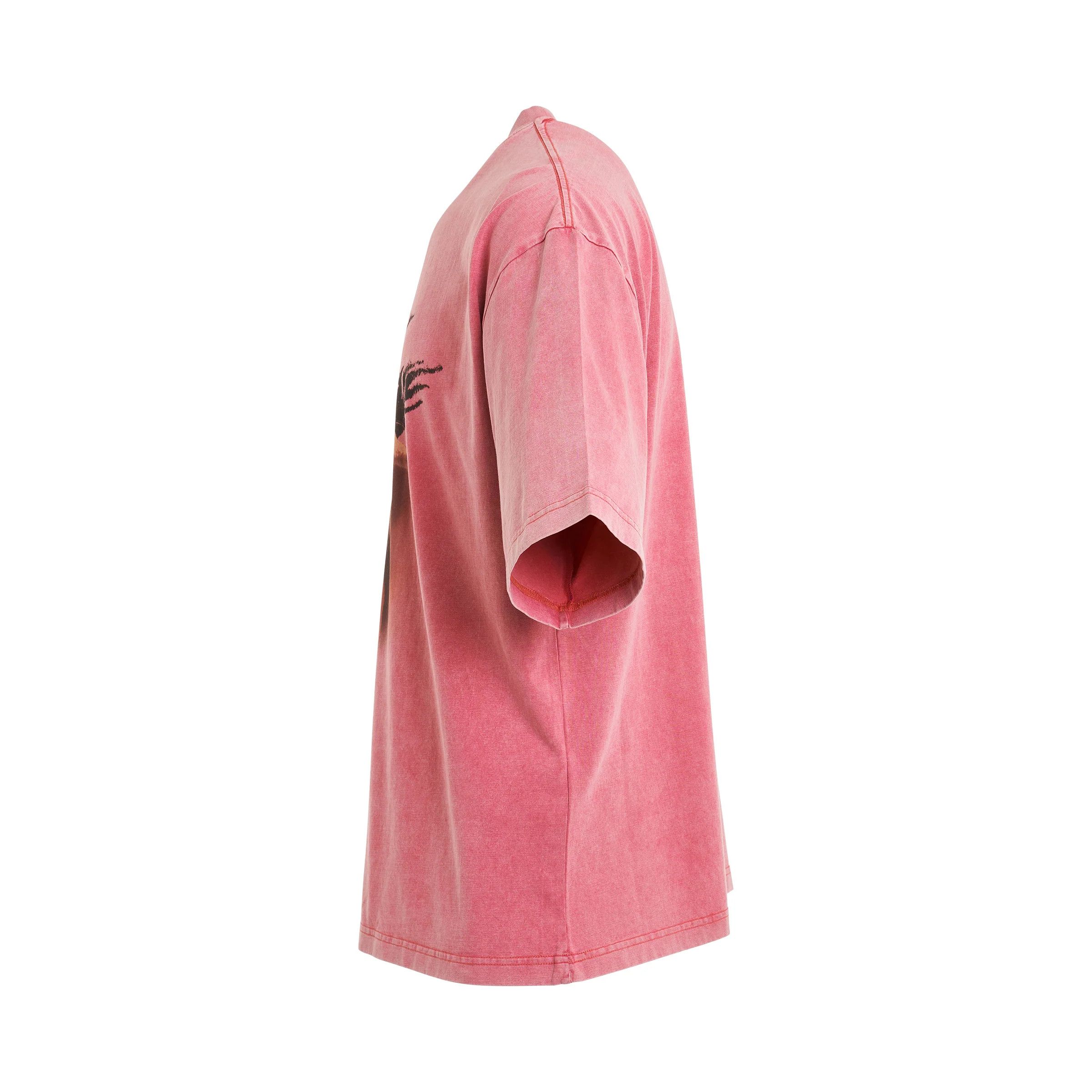 WE11DONE o1mris0824 Horror Print T-Shirt in Pink Size US S / EU 44-46 / 1 - 3 Thumbnail