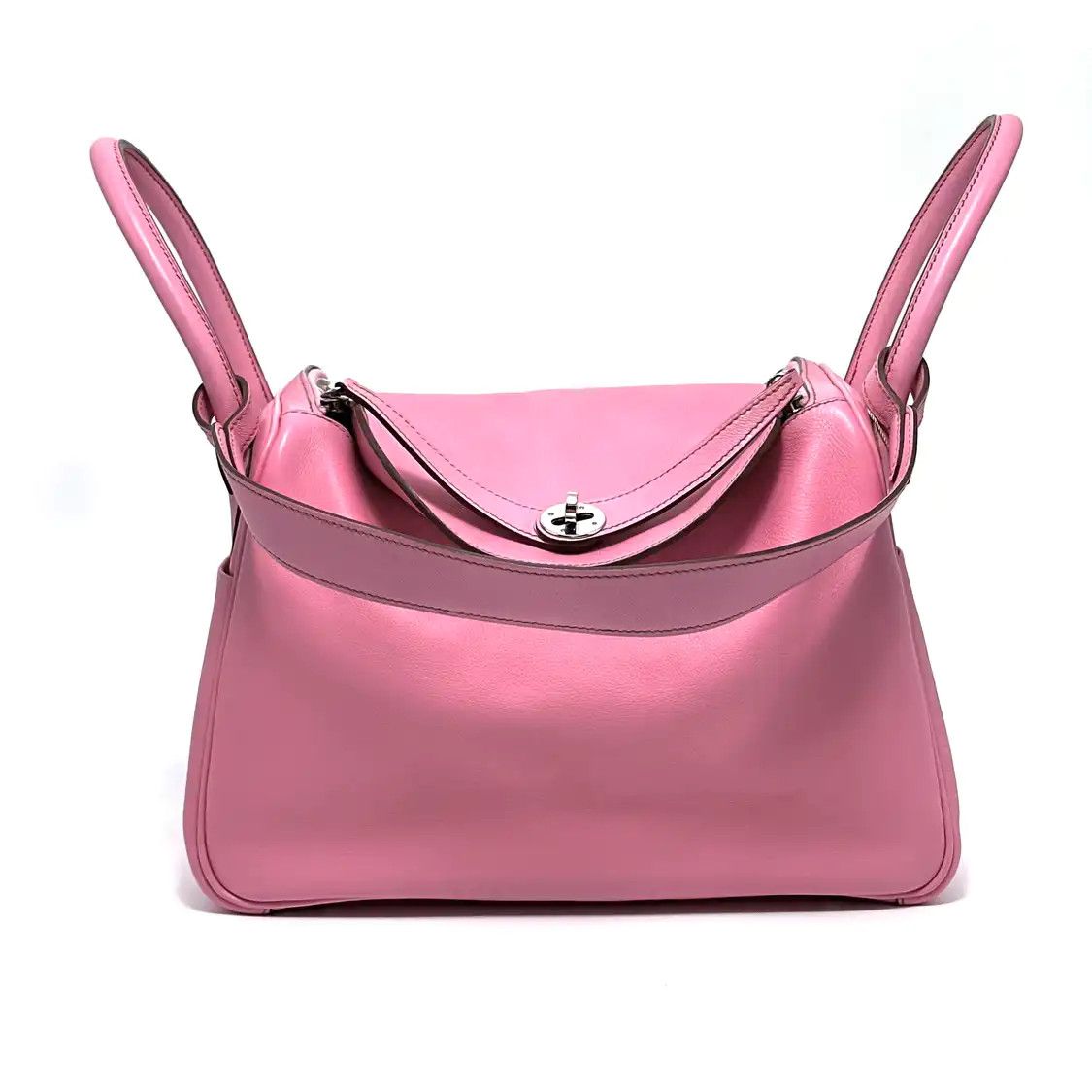 Hermes Hermes Lindy 34 new cherry blossom pink Evercolor cowhide leather Lindy bag shou Size ONE SIZE - 1 Thumbnail