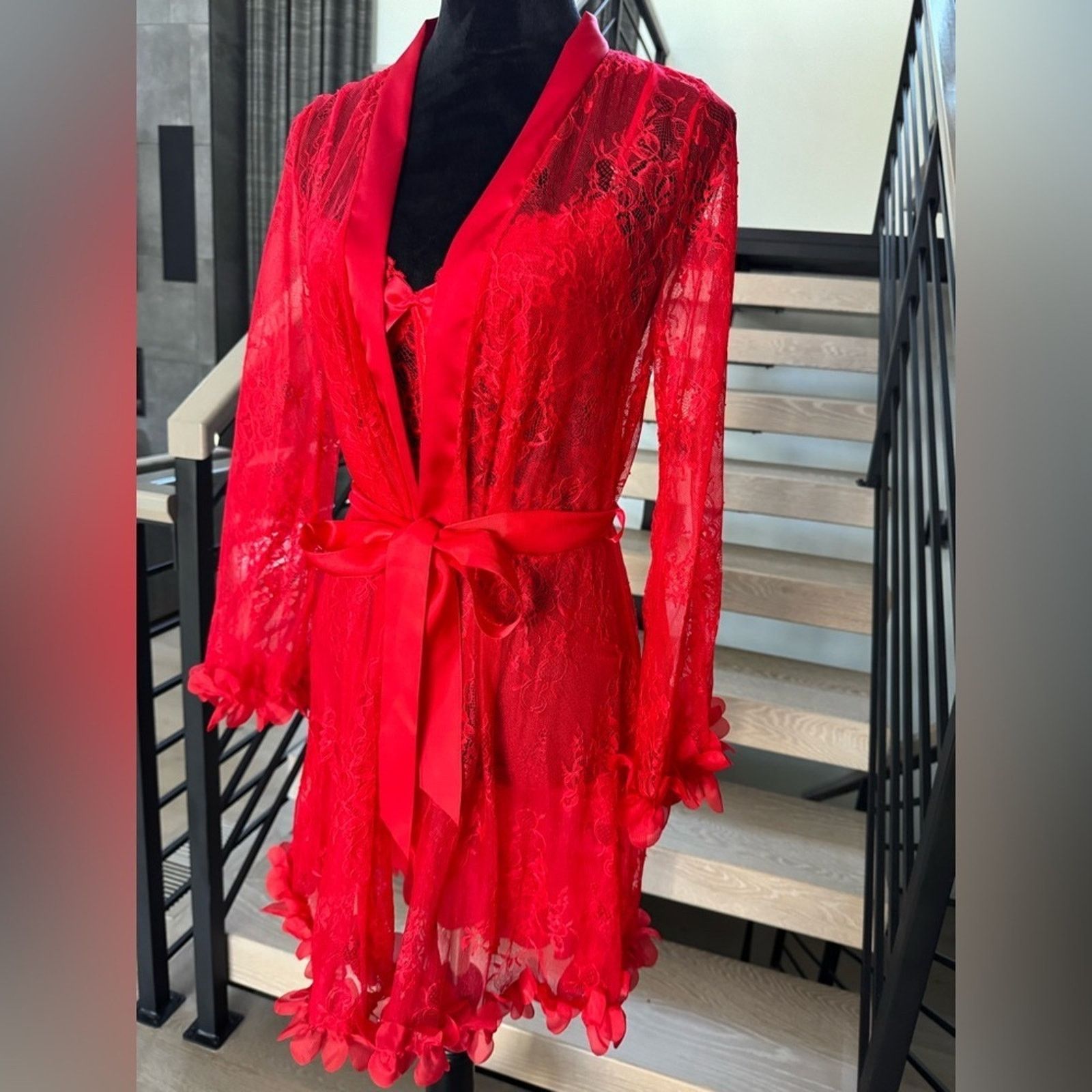 Other Elegant Red Lace Lingerie Set size S Size S / US 4 / IT 40 - 1 Thumbnail