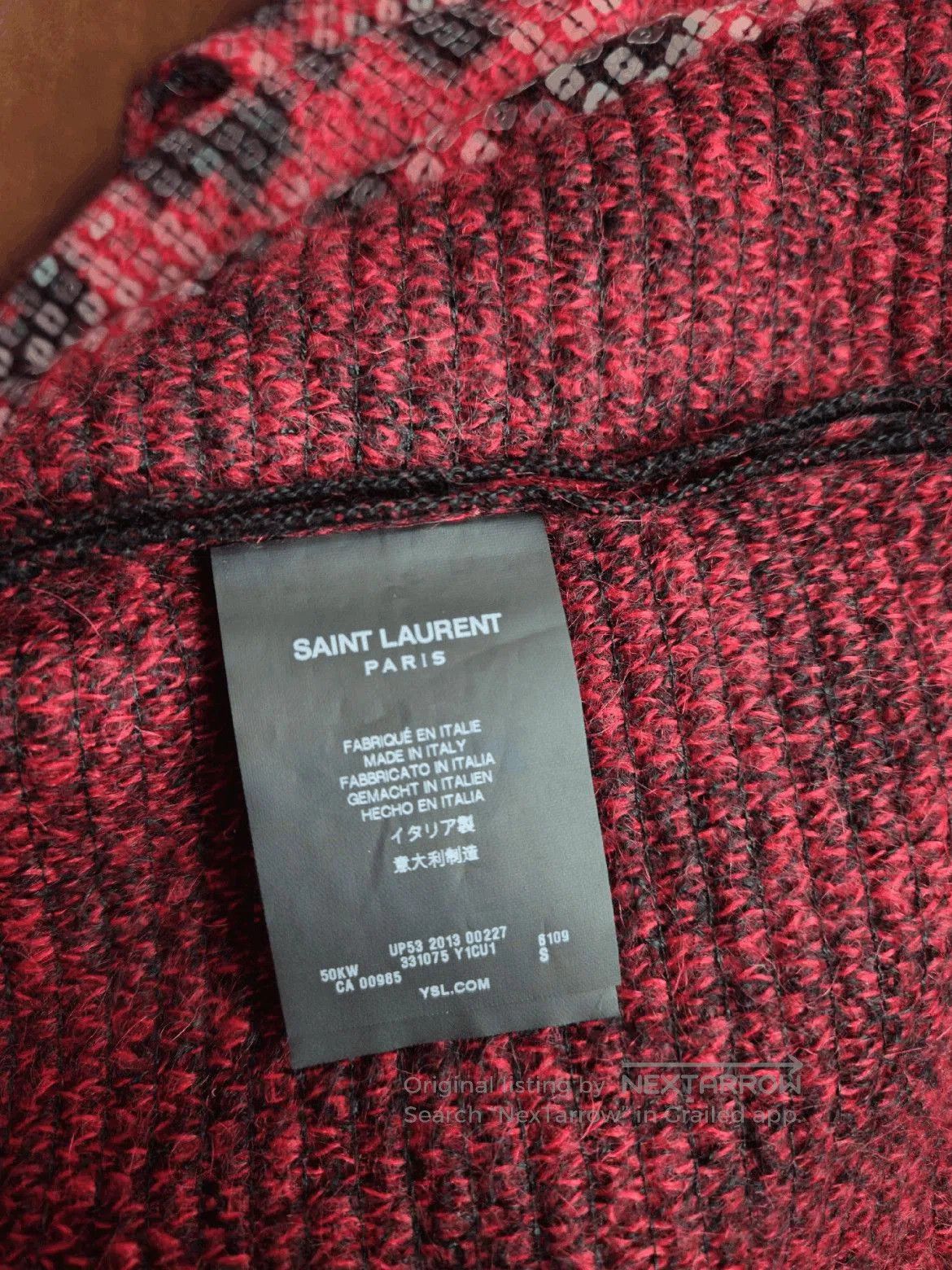 Saint Laurent Paris Saint Laurent Paris 13AW Leopard Knitwear (9141052）. Size US S / EU 44-46 / 1 - 8 Thumbnail