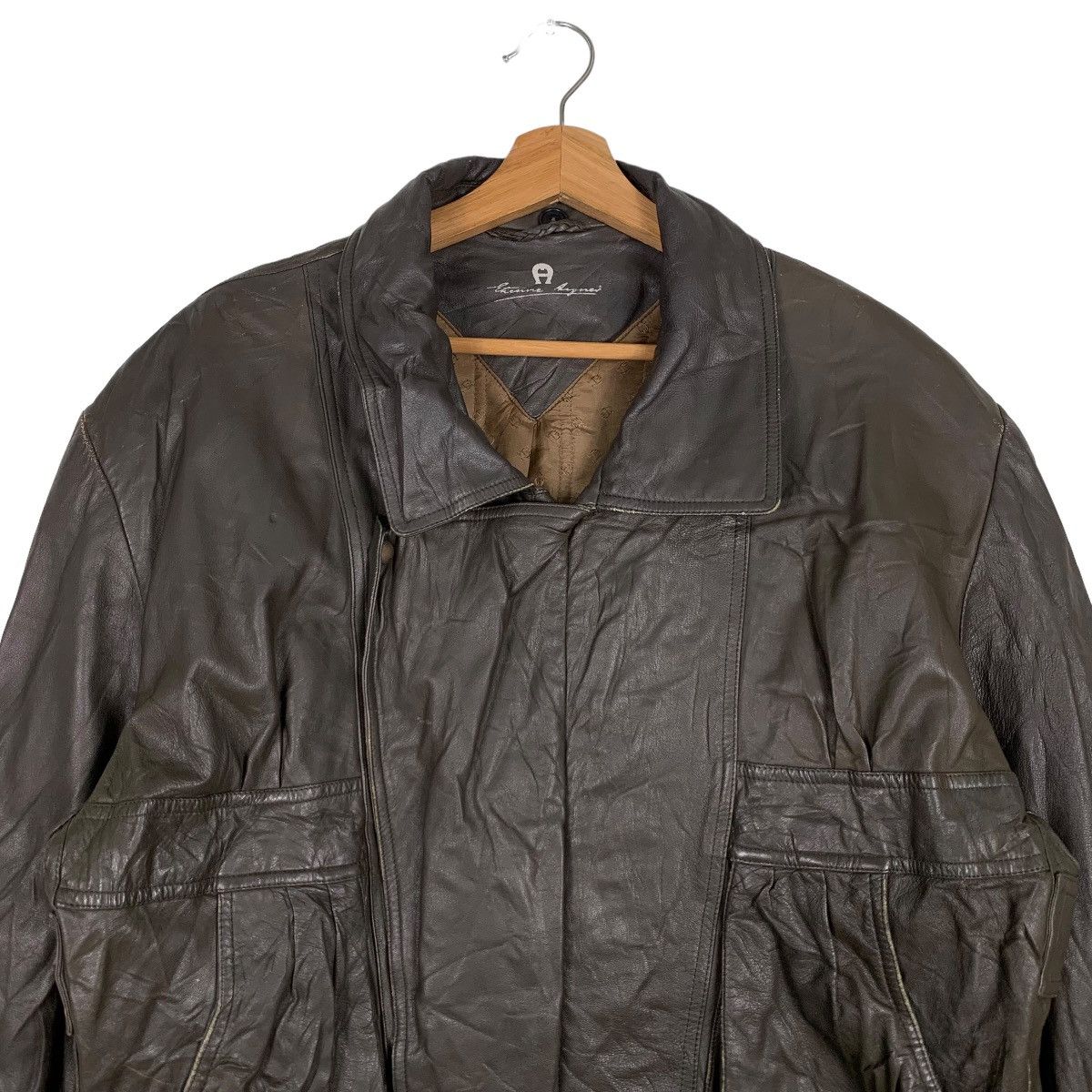 Etienne Aigner Eteinner Aigner Leather Jacket #0141-C8 Size US M / EU 48-50 / 2 - 3 Thumbnail