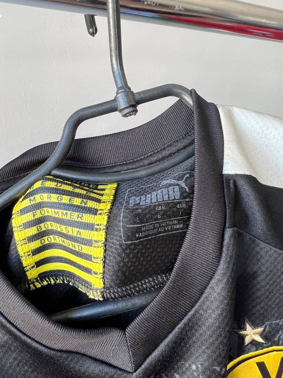 Puma 2019/20 BORUSSIA DORTMUND #7 SANCHO AWAY SOCCER JERSEY SHIRT Size US L / EU 52-54 / 3 - 11 Thumbnail