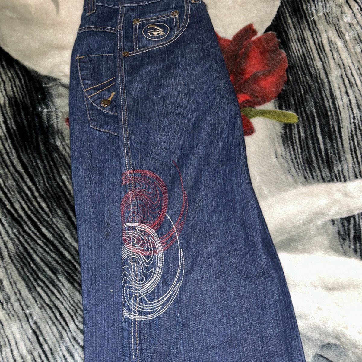 Vintage *RARE* 90s D.VIZIONZ DENIM Size US 34 / EU 50 - 5 Thumbnail