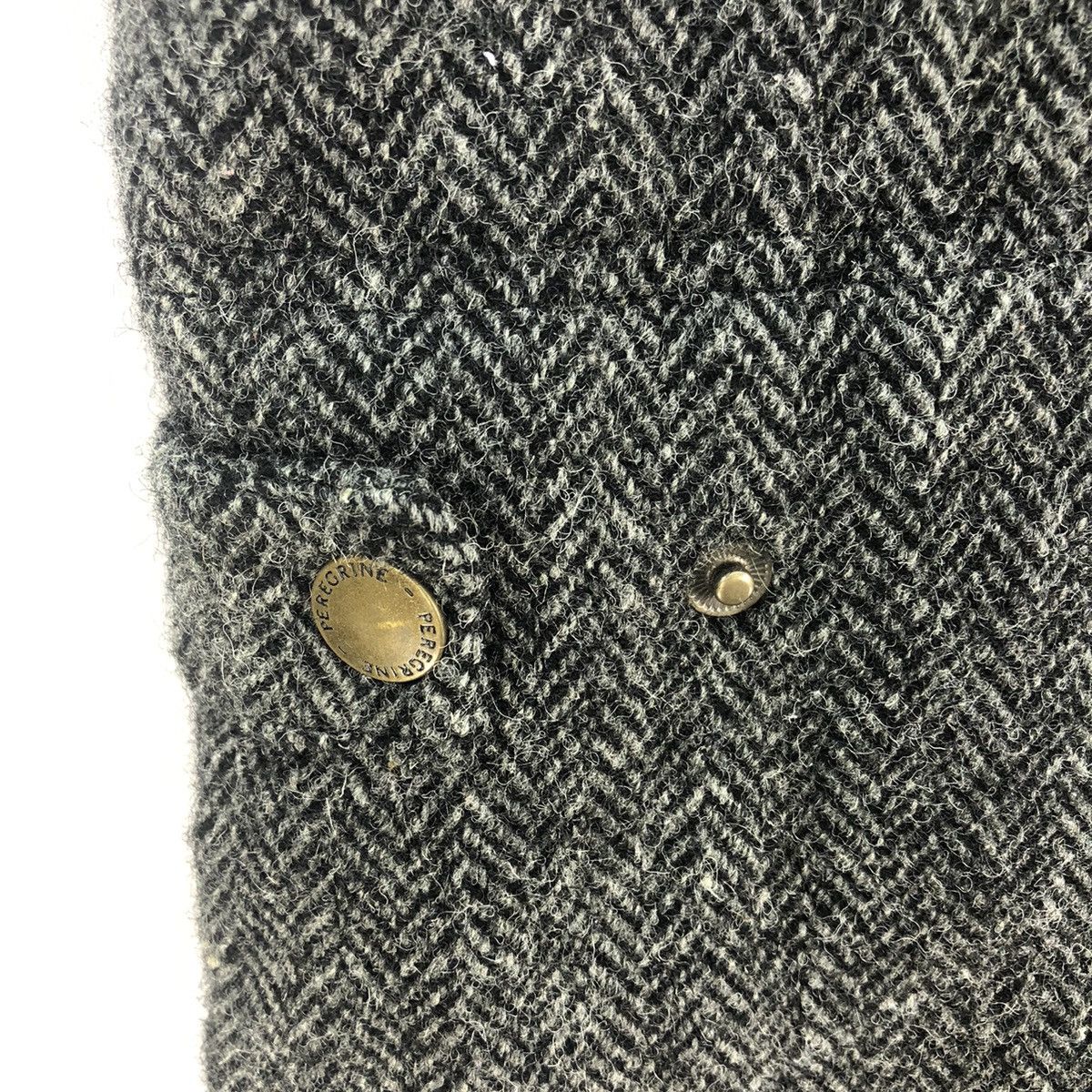 Harris Tweed Peregrine Made In England Herringbone Wool Padded Vest Size US L / EU 52-54 / 3 - 11 Thumbnail