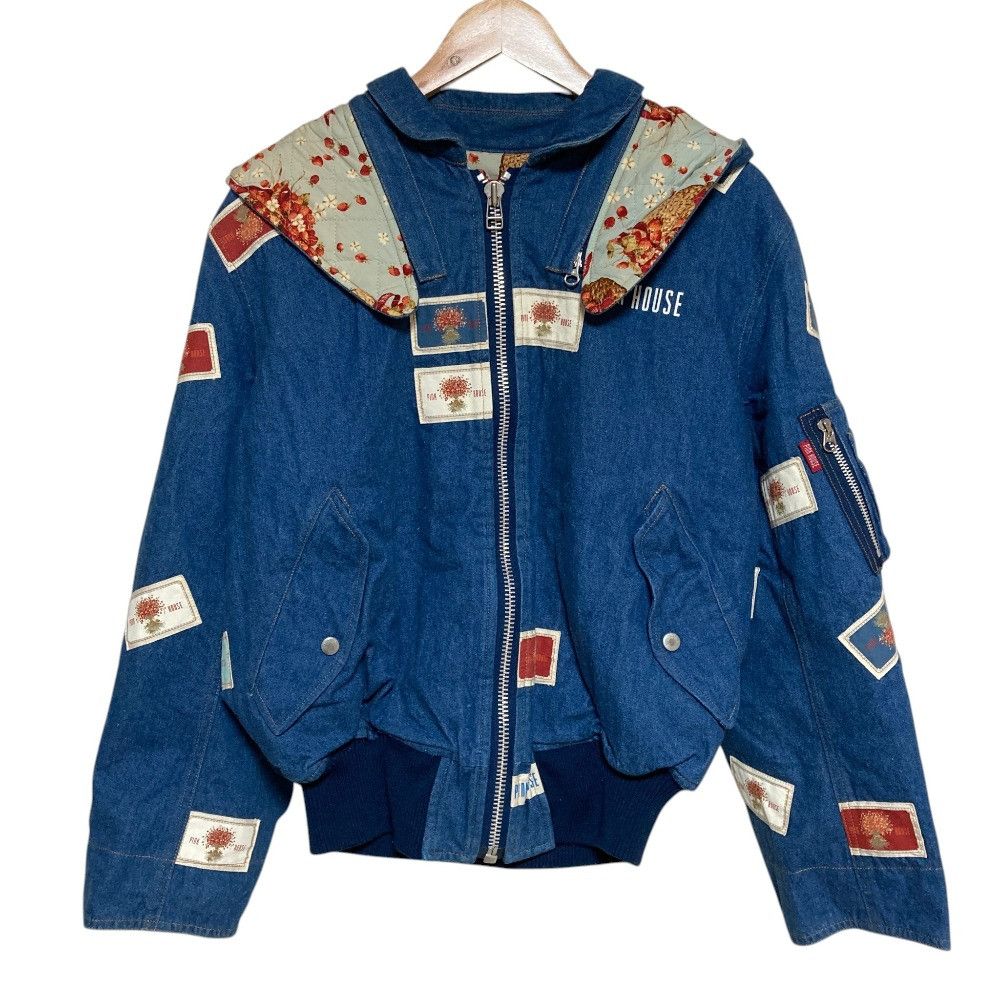 Other Other PINK HOUSE Patchwork Hooded Jacket Textile Outerwear DUTY FREE for USA Size ONE SIZE - 1 Thumbnail