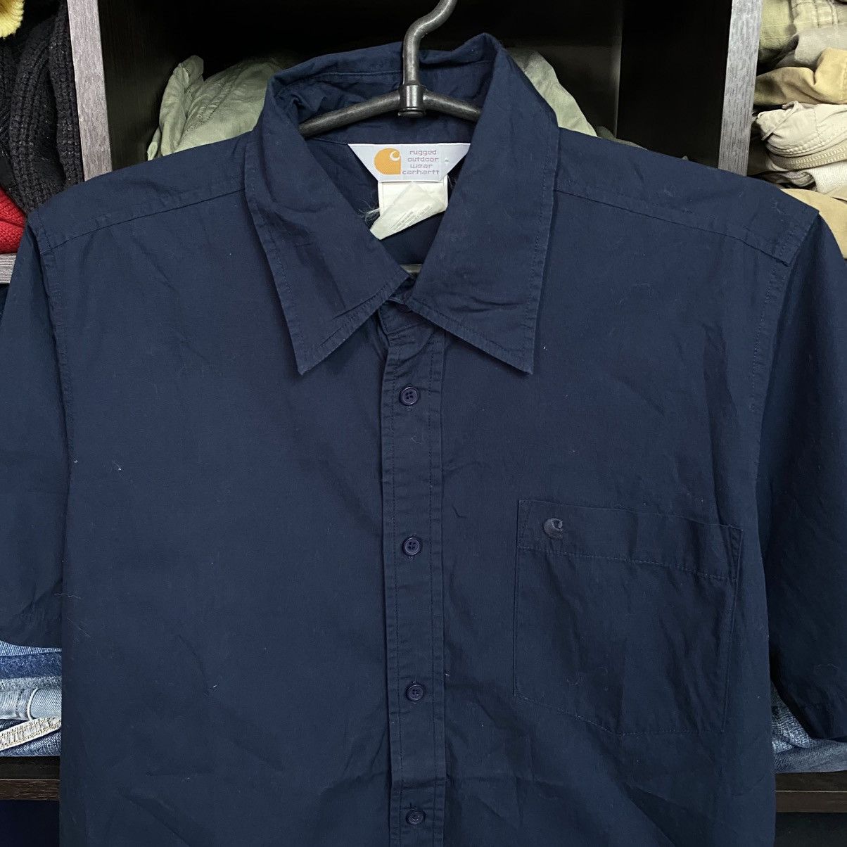 Carhartt Wip Vintage Carhartt Wip Small logo y2k opium streetwear shirt Size US M / EU 48-50 / 2 - 2 Thumbnail