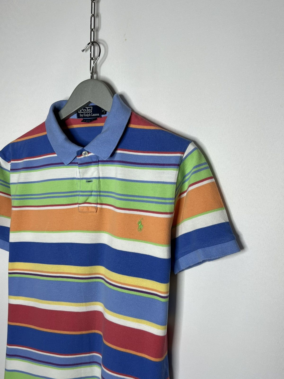 Polo Ralph Lauren Vintage Polo Ralph Lauren Striped Polo Shirt Short Sleeve Size US M / EU 48-50 / 2 - 6 Thumbnail