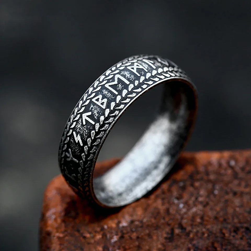Japanese Brand × Jewelry × Vintage Vintage Viking Rune Ring Size ONE SIZE - 1 Thumbnail
