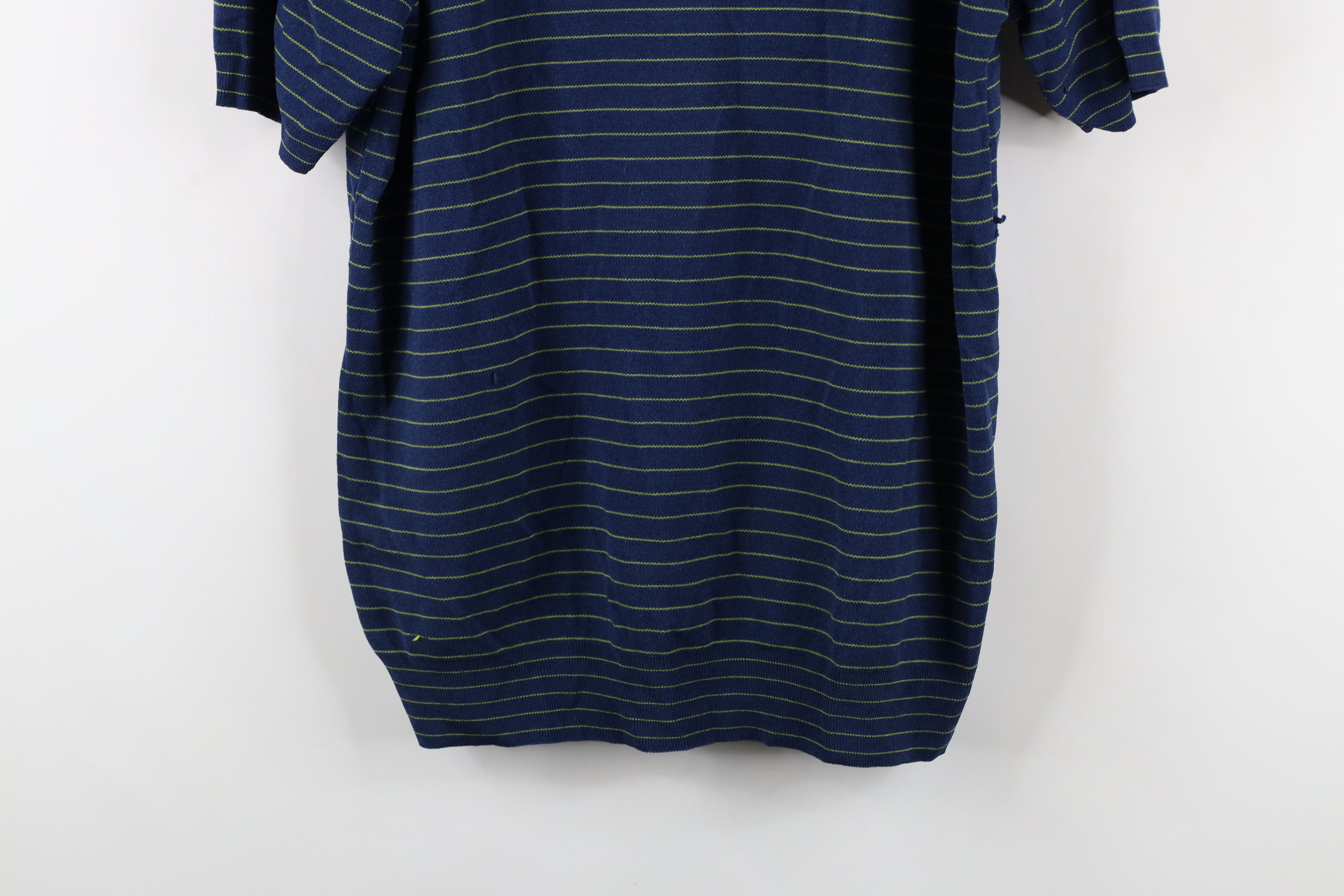 Vintage Vintage 50s 60s Streetwear Knit Striped T-Shirt Blue USA Size US M / EU 48-50 / 2 - 3 Thumbnail