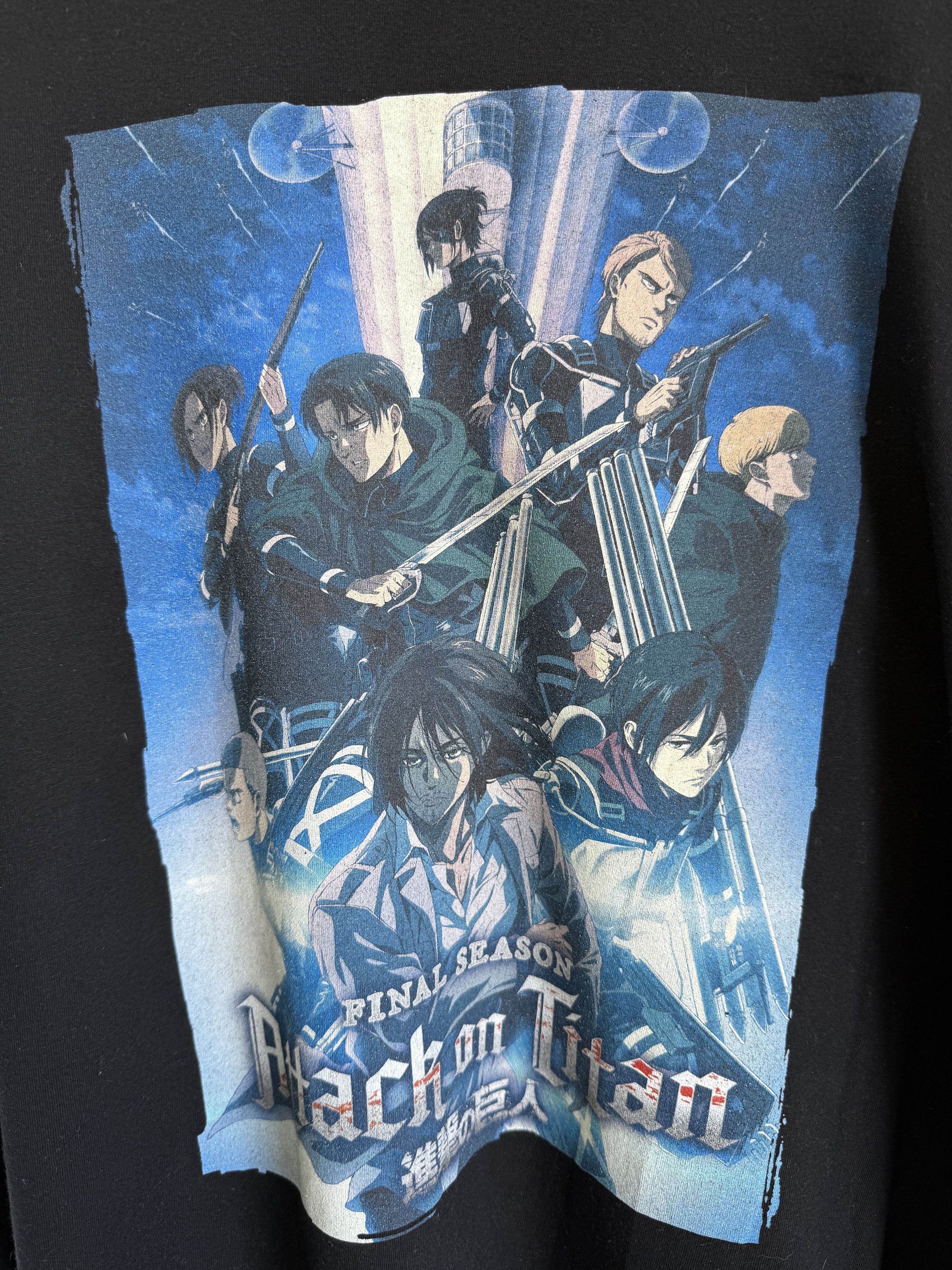 Anime × Cartoon Network × Japanese Brand RARE Attack on Titan aot final season anime manga t-shirt Size US XXL / EU 58 / 5 - 2 Thumbnail