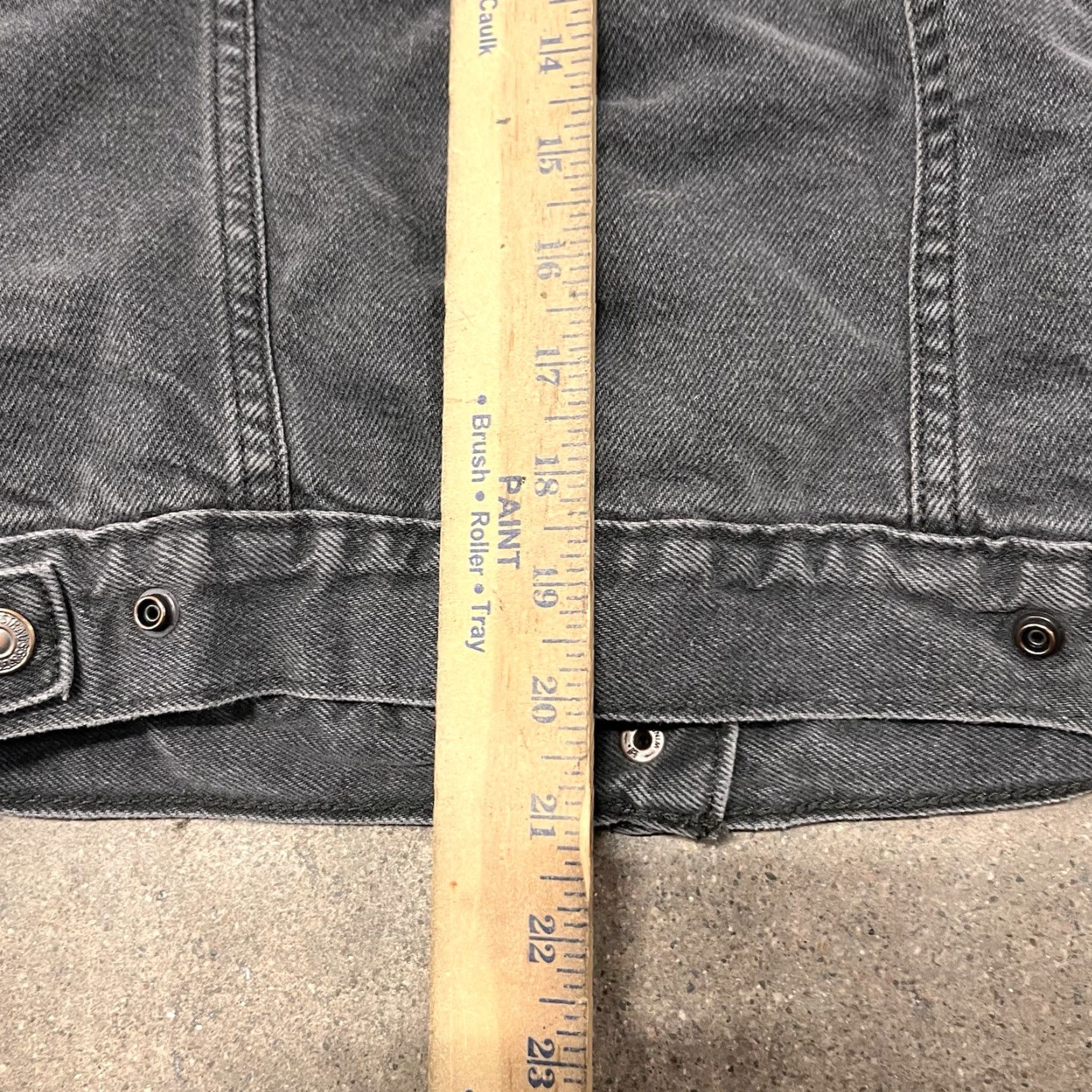 Levi's Levi’s Womens Sherpa Denim Trucker Jacket Black & Grey Wool Lining Size Small Size S / US 4 / IT 40 - 4 Thumbnail