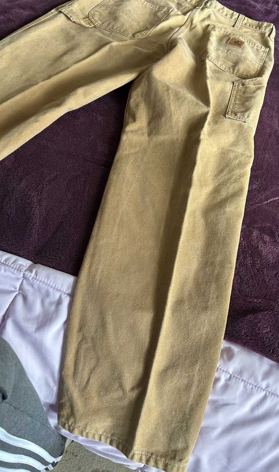 Carhartt Vintage 90s Carhartt Work Pants Brown 38x32 USA Made Size US 38 / EU 54 - 14 Thumbnail