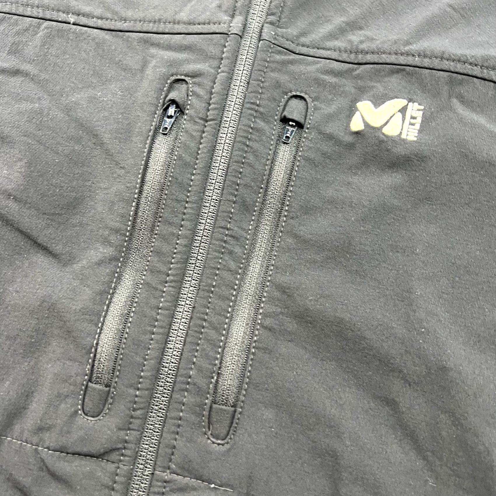 Vintage VINTAGE Millet Track Jacket Mens L Black Softshell Outdoor Full Zip Waterproof Size US L / EU 52-54 / 3 - 3 Thumbnail