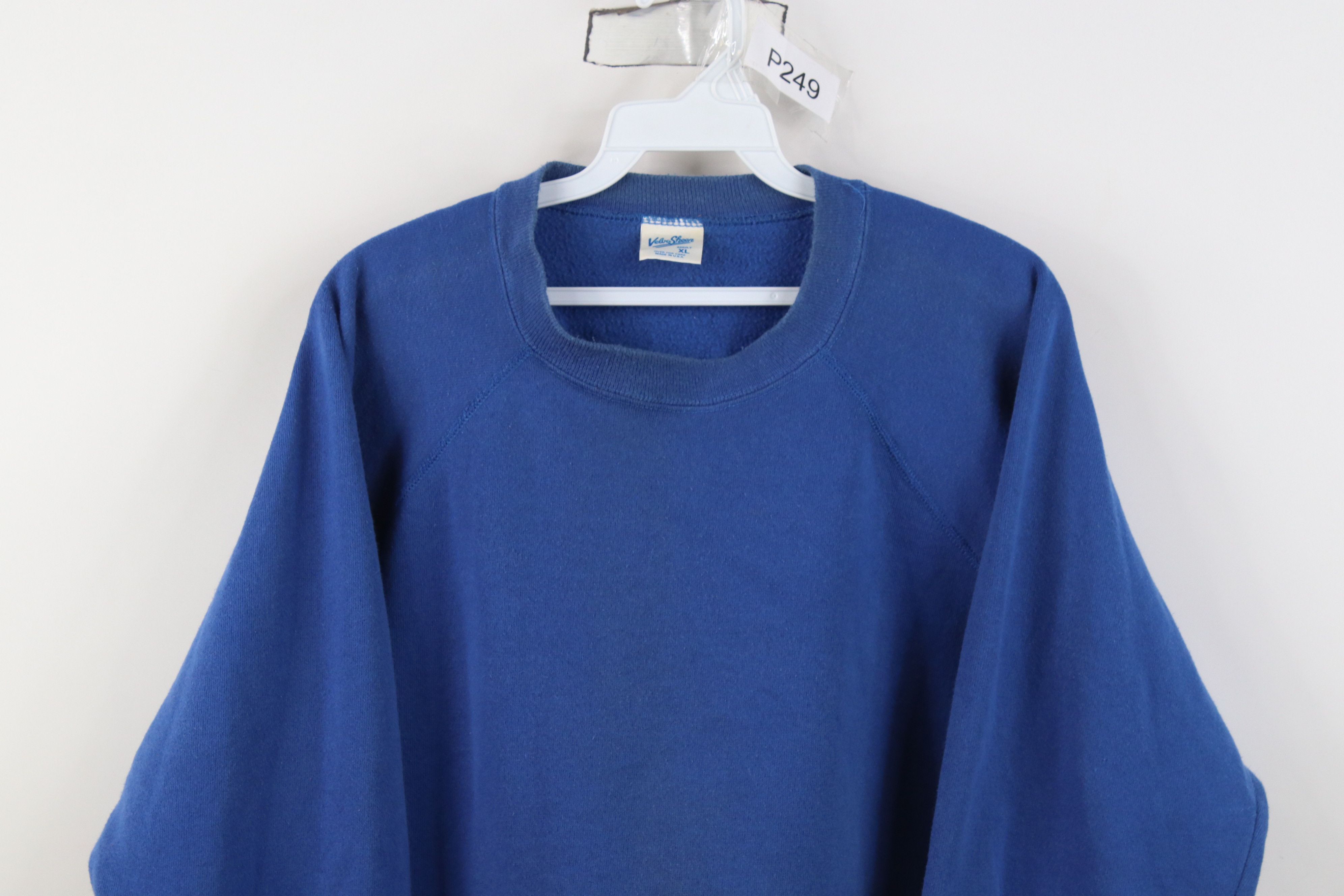 Vintage Vintage 70s 80s Streetwear Crewneck Sweatshirt Royal USA Size US XL / EU 56 / 4 - 2 Thumbnail