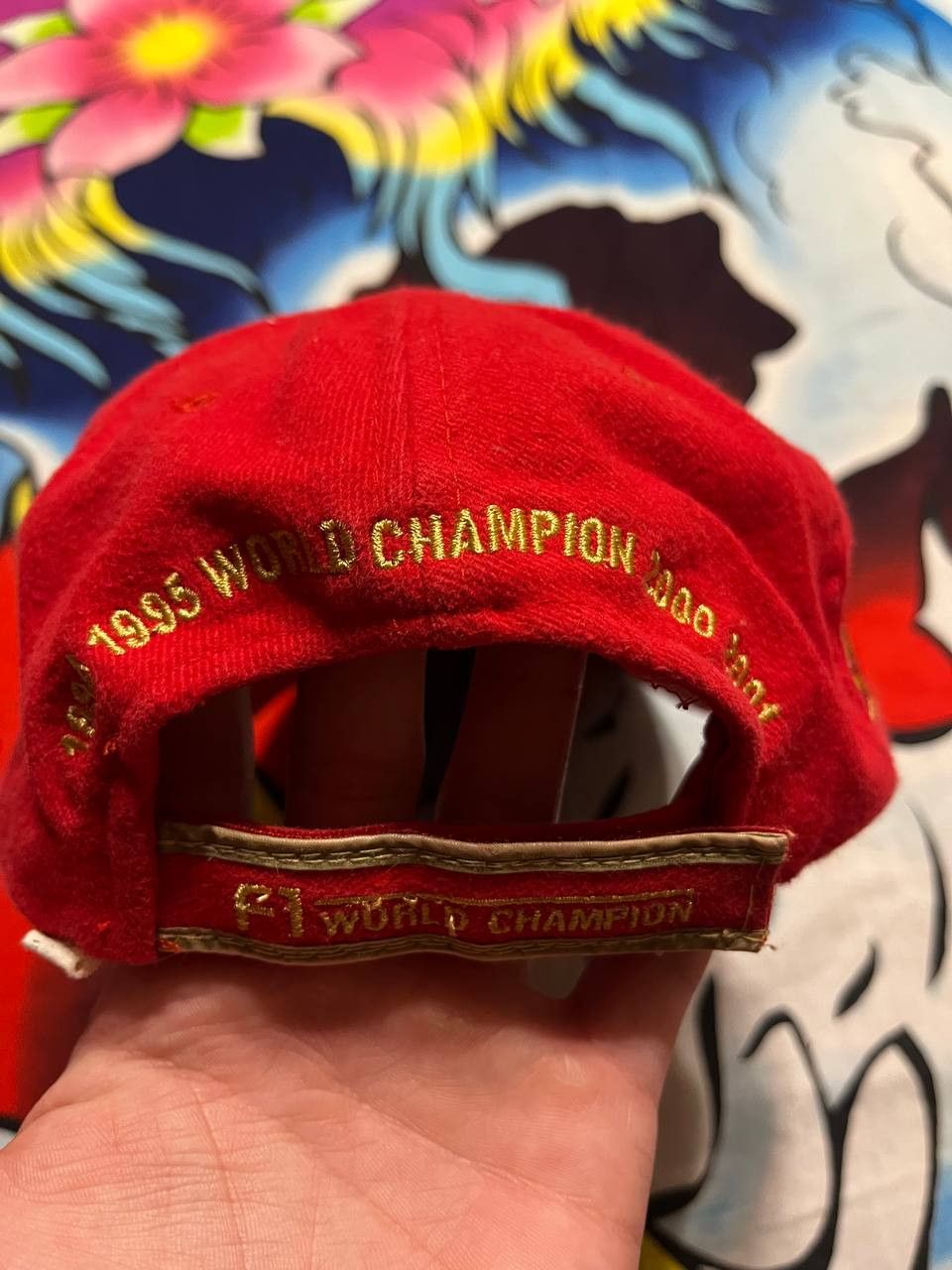 Ferrari × Formula 1 × Vintage Vintage Michael Schumacher 1995 Embroidered Logo Cap 90s Size ONE SIZE - 6 Thumbnail