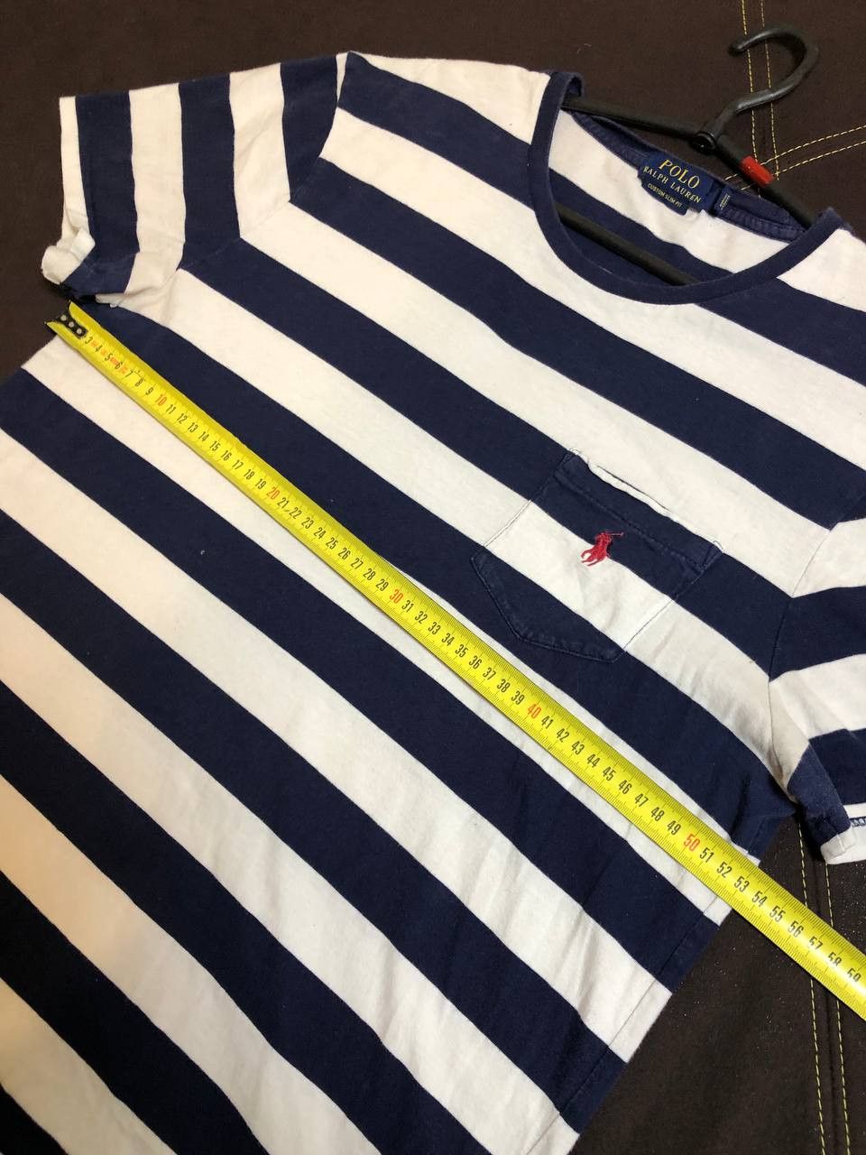 Polo Ralph Lauren Polo Ralph Lauren Shirt Navy Striped Classic Fit Crewneck Size US L / EU 52-54 / 3 - 7 Thumbnail