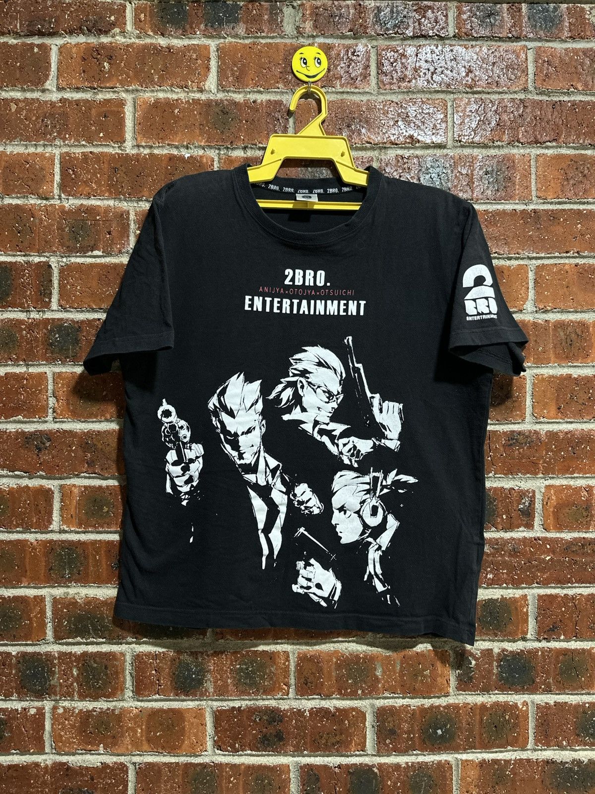 Anime × Japanese Brand × Vintage Vintage 2Bro Entertainment Faded Tee Size US L / EU 52-54 / 3 - 1 Thumbnail