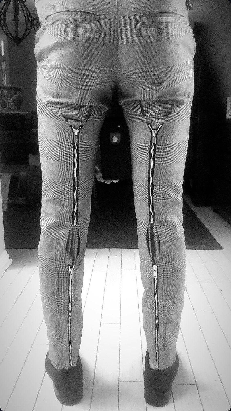 Hysteric Glamour Hysteric Glamour Houndstooth Bondage Trousers Size US 30 / EU 46 - 14 Thumbnail