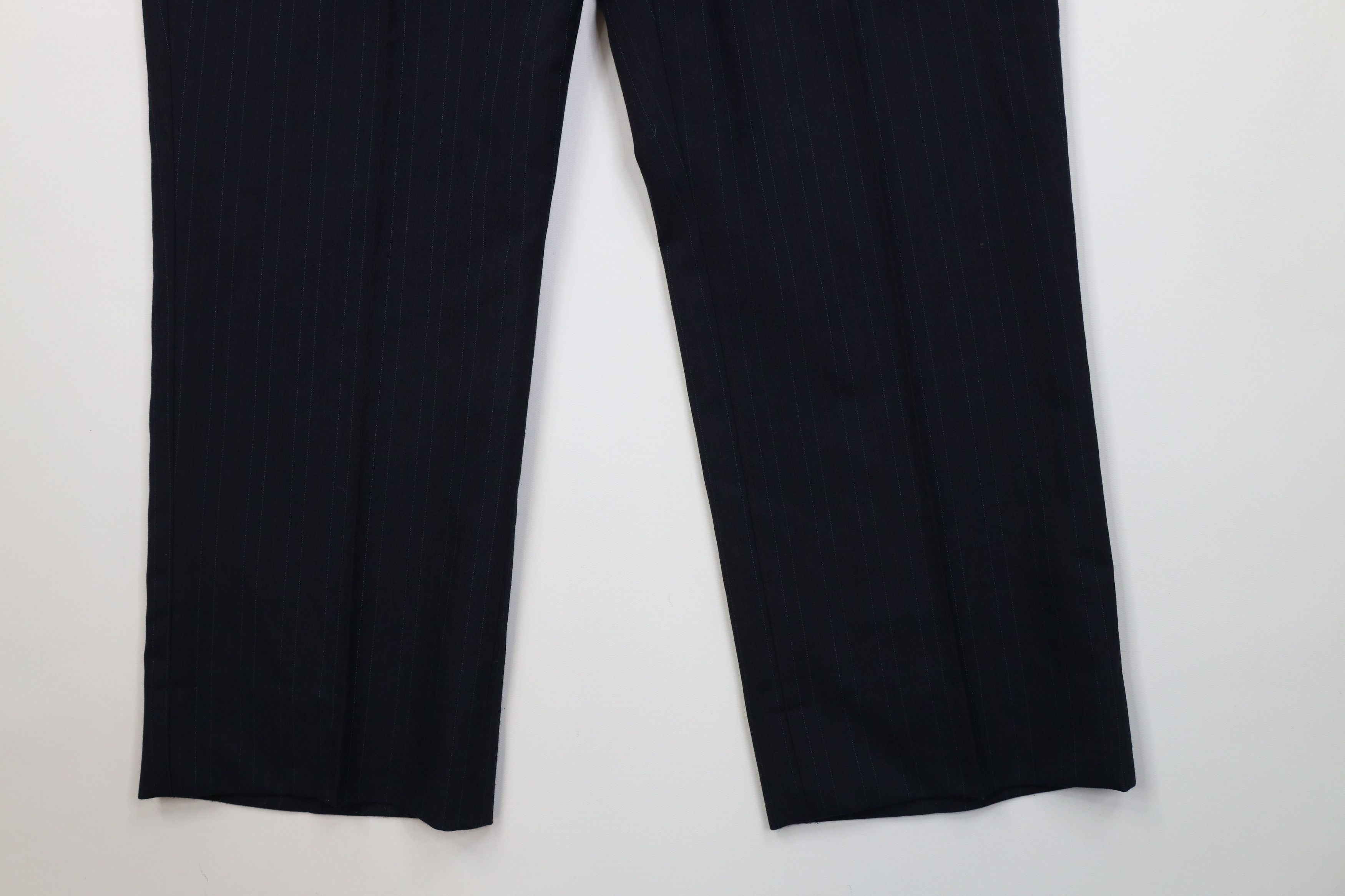 Vintage Vintage 70s Streetwear Knit Striped Wide Leg Chino Pants USA Size US 36 / EU 52 - 4 Thumbnail