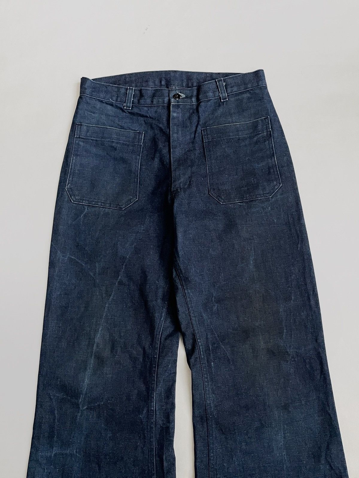 Vintage Vintage Overbay stonewashed denim pants 90s Size US 31 - 3 Thumbnail