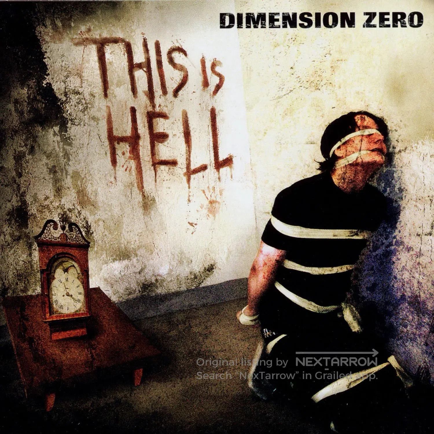Vintage Vintage Dimension Zero This Is Hell Longsleeve. Size US L / EU 52-54 / 3 - 7 Thumbnail