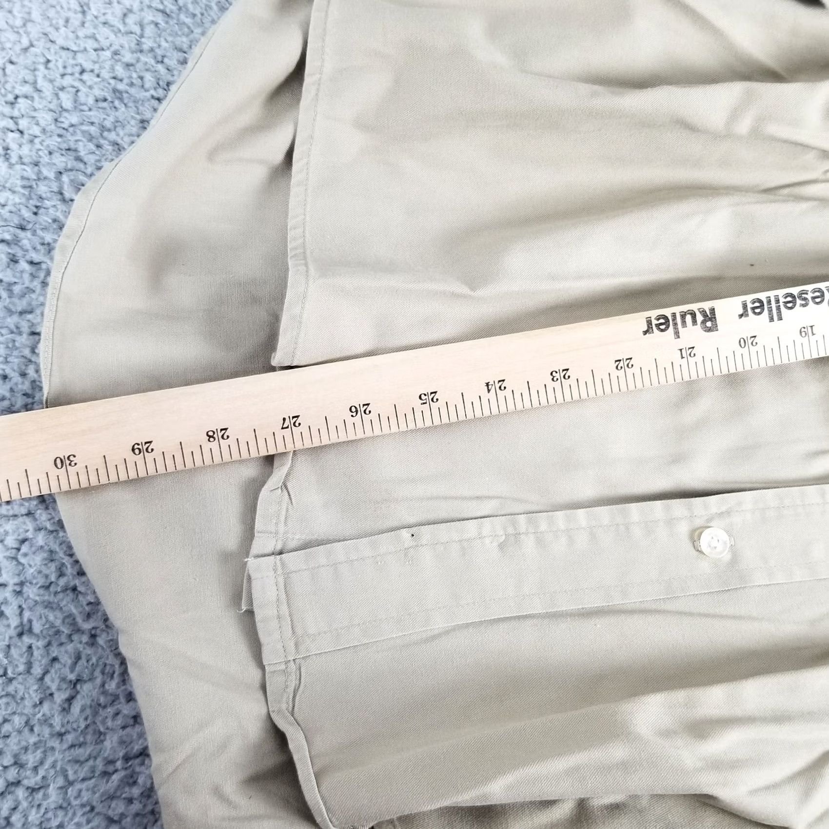 Polo Ralph Lauren Ralph Lauren Polo Jeans Company Shirt Medium Adult Beige Denim Western Vintage Womens? Size US M / EU 48-50 / 2 - 5 Thumbnail