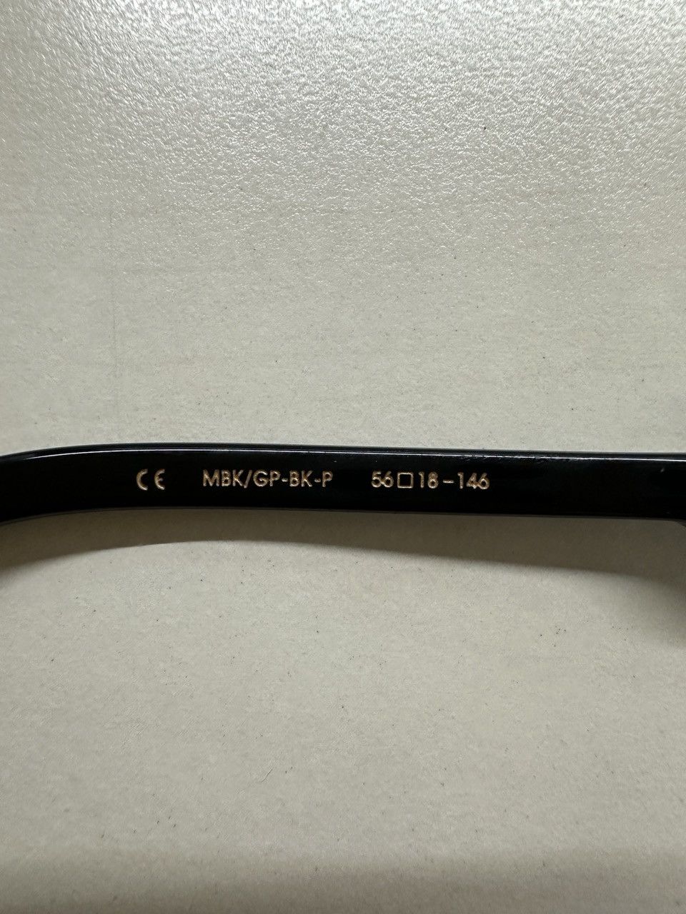 Chrome Hearts Chrome Hearts YOU'RE LATE BK/GP Cross Glasses Frame Size ONE SIZE - 10 Thumbnail