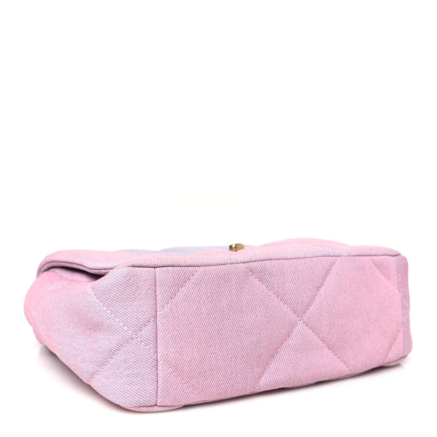 Chanel os11x0126 Size: OS / Denim Quilted Medium Flap Bag Blue/Pink Size ONE SIZE - 4 Thumbnail