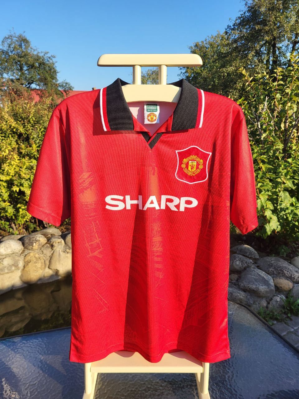Vintage Score draw Manchester United 1994 jersey Size US L / EU 52-54 / 3 - 1 Thumbnail