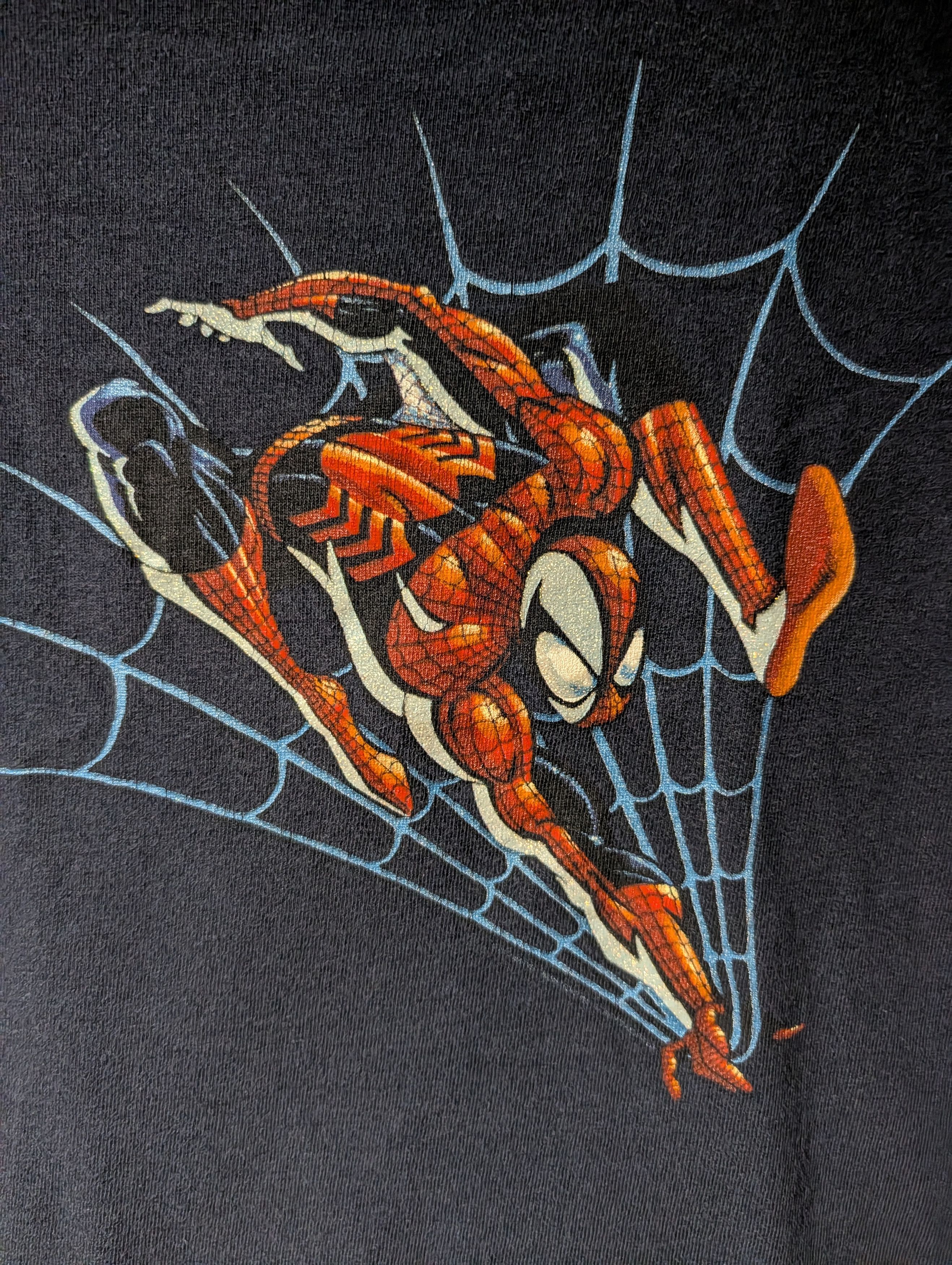 Marvel Comics Vintage Spider-Man Long Sleeve Youth Large Mad Engine Marvel Size US L / EU 52-54 / 3 - 2 Thumbnail