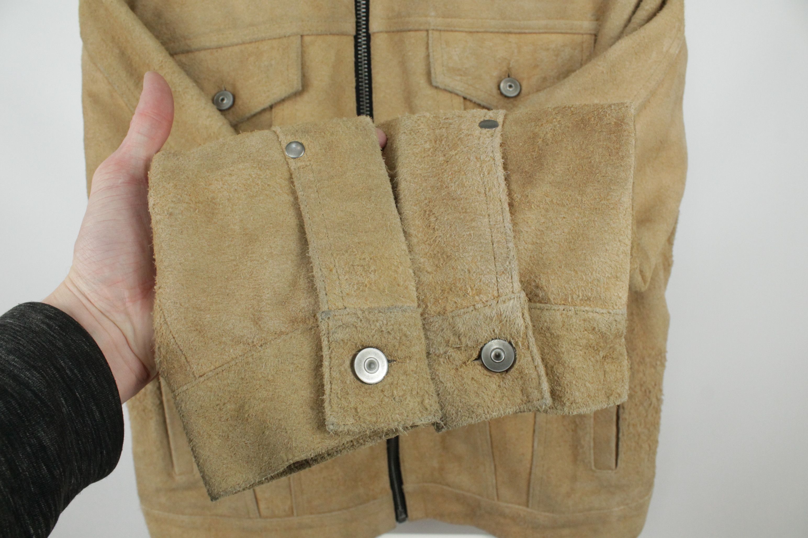 H&M H&M Suede Camel Leather Jacket Size US L / EU 52-54 / 3 - 7 Thumbnail