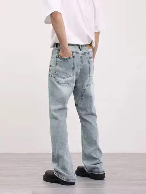 Crosby Square flared distressed carpenter pants Size US 32 / EU 48 - 3 Thumbnail