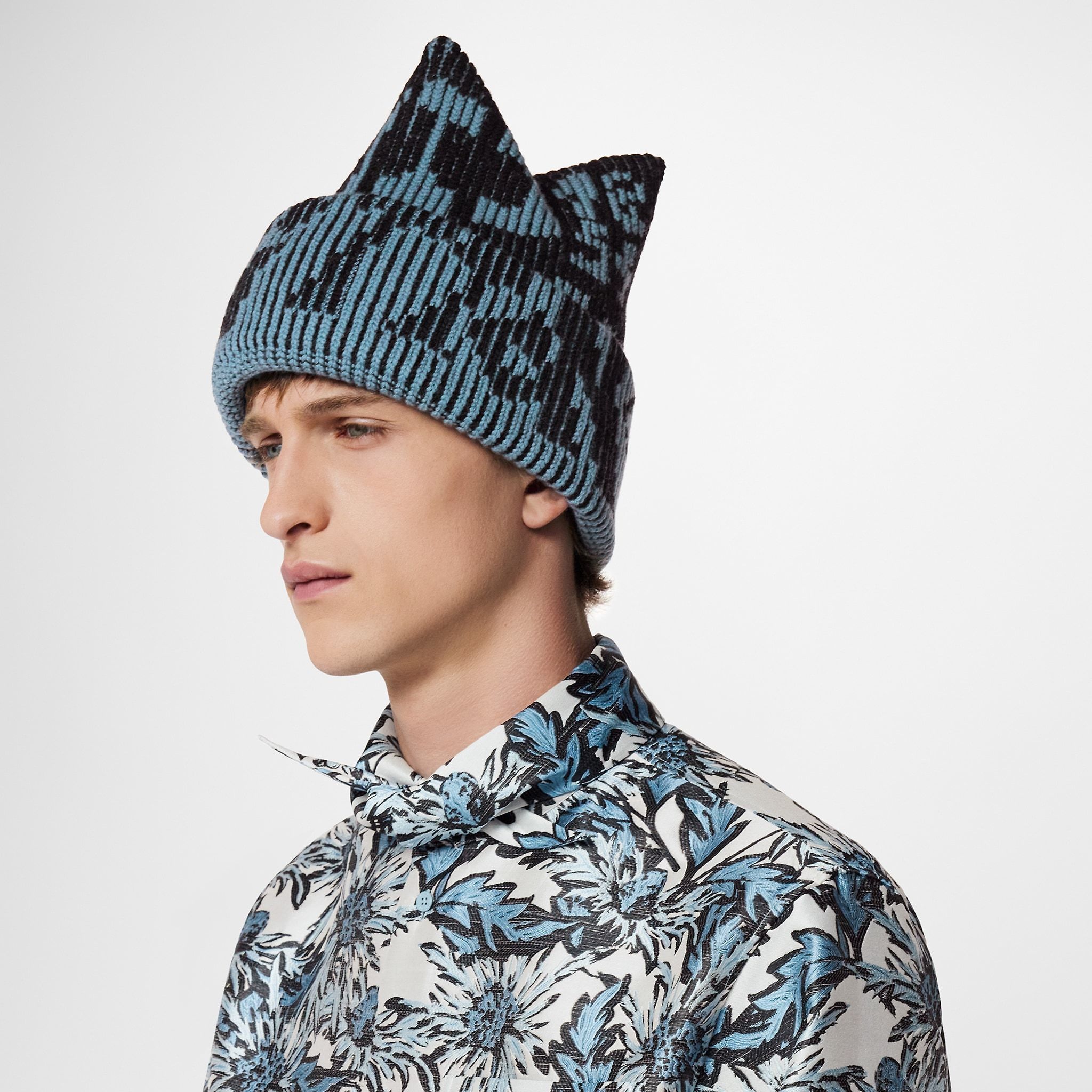 Louis Vuitton Louis Vuitton Tricorn Rib Monogam Flower Beanie Hat Size ONE SIZE - 5 Thumbnail