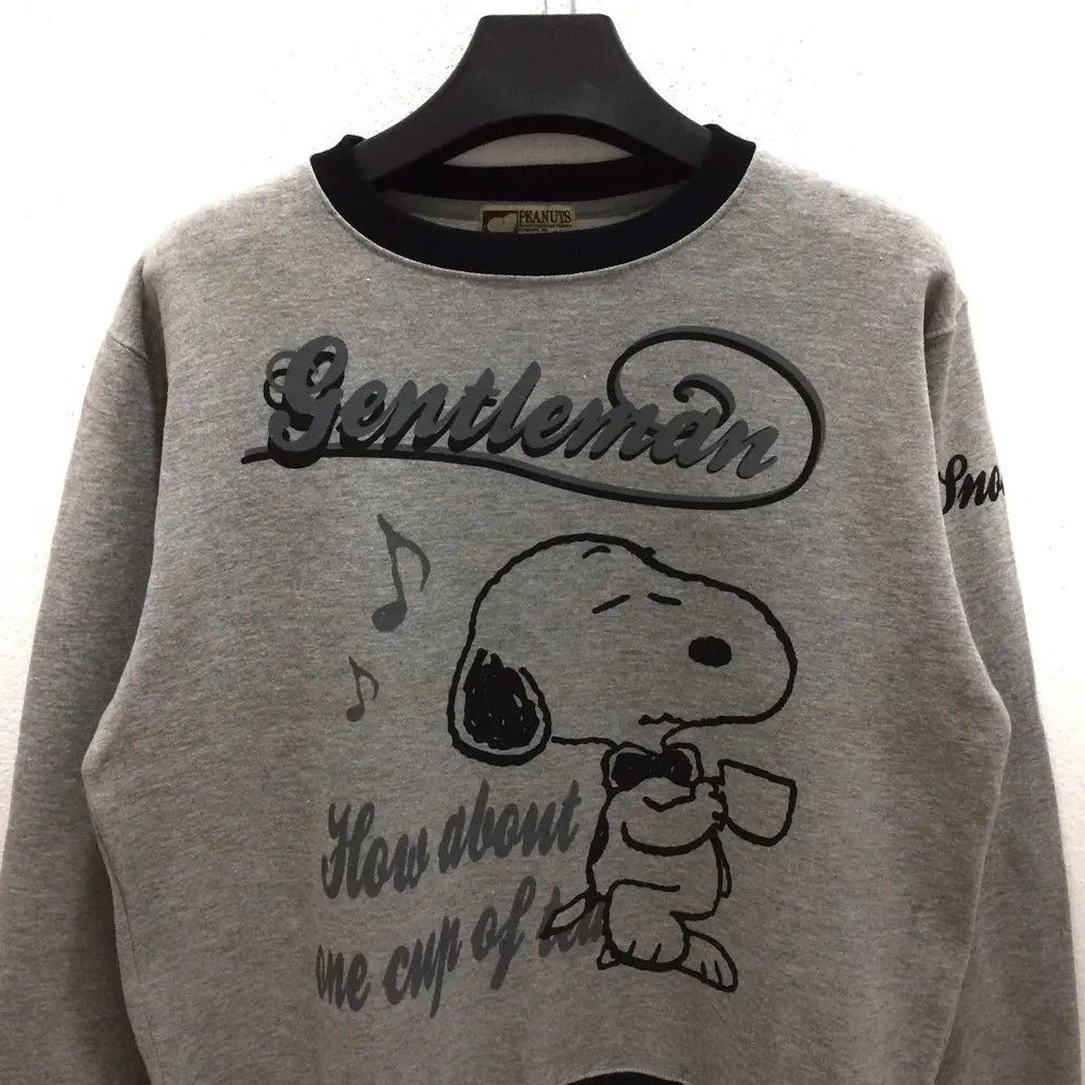 Peanuts Vintage Peanuts Gentleman Cartoon Sweatshirt Size US L / EU 52-54 / 3 - 2 Thumbnail